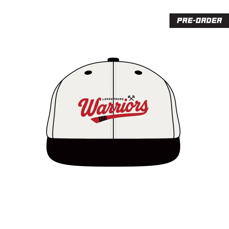Unisex - Langenburg Warriors Snapback - Black / Cream sold by Prairie Proud