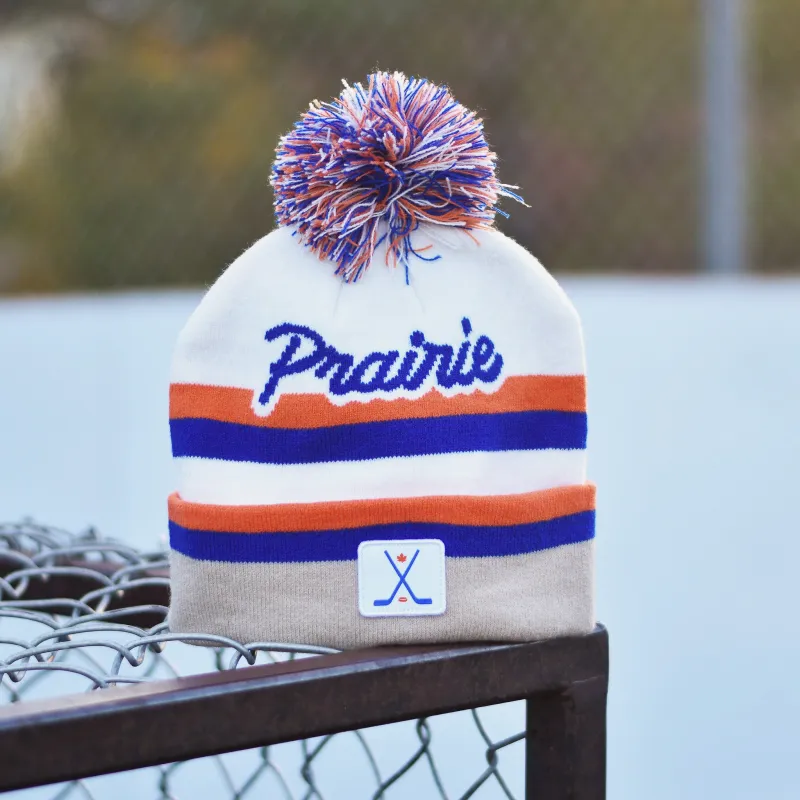Unisex - ODR 4.0 Toque - White / Blue / Orange sold by Prairie Proud
