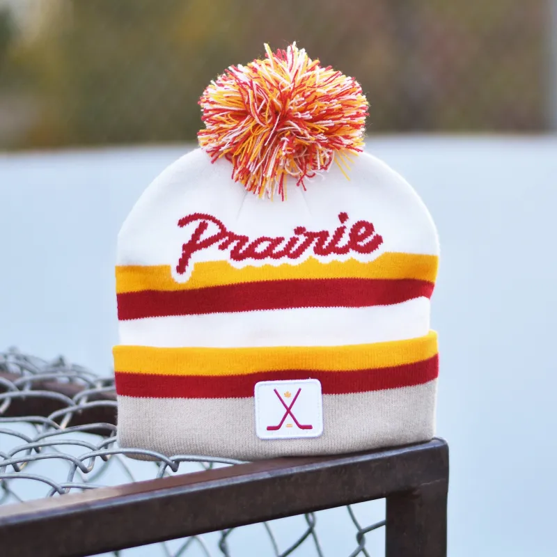 Unisex - ODR 4.0 Toque - White / Red / Gold sold by Prairie Proud