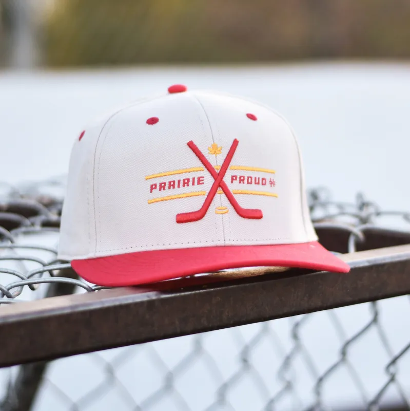 Unisex - ODR 4.0 Snapback - Red / Gold / Cream made by Prairie Proud