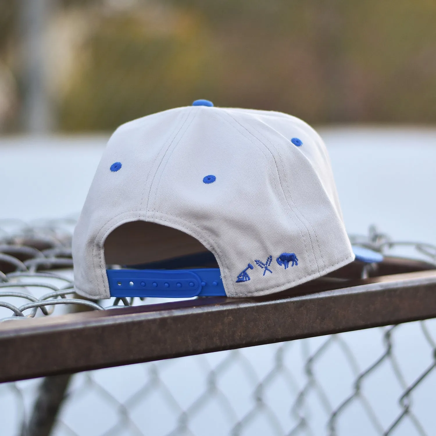 Unisex - ODR 4.0 Snapback - Blue / Orange / Cream sold by Prairie Proud product image thumbnail 2