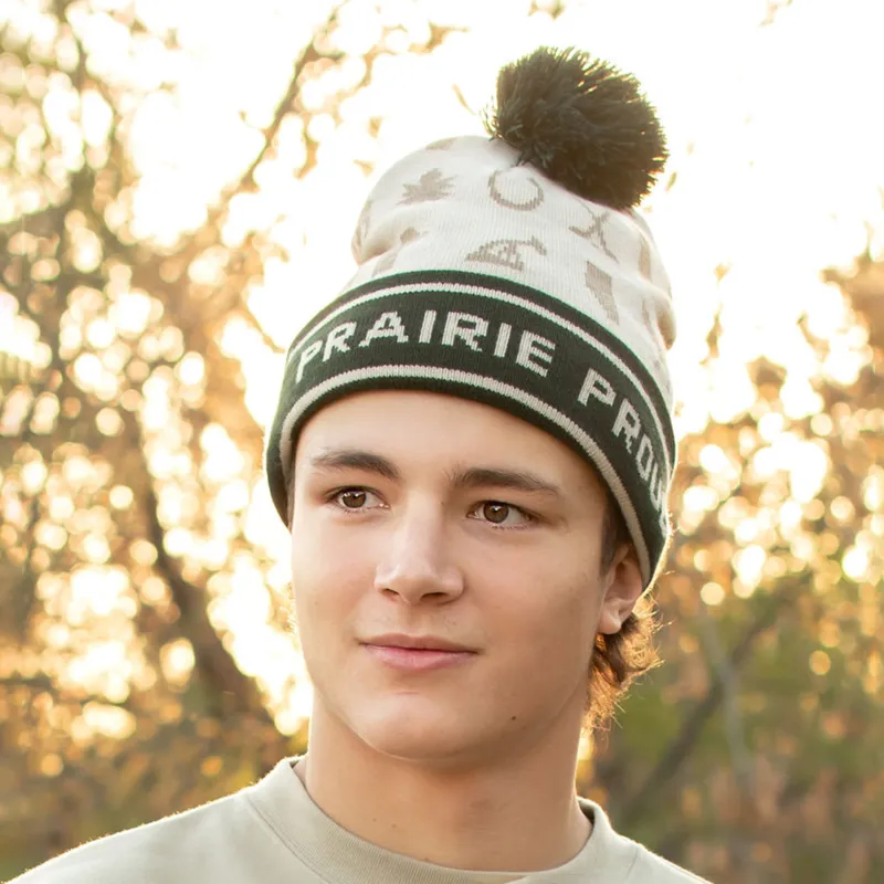 Unisex - Icon Toque - Tan / Forest / Brown sold by Prairie Proud
