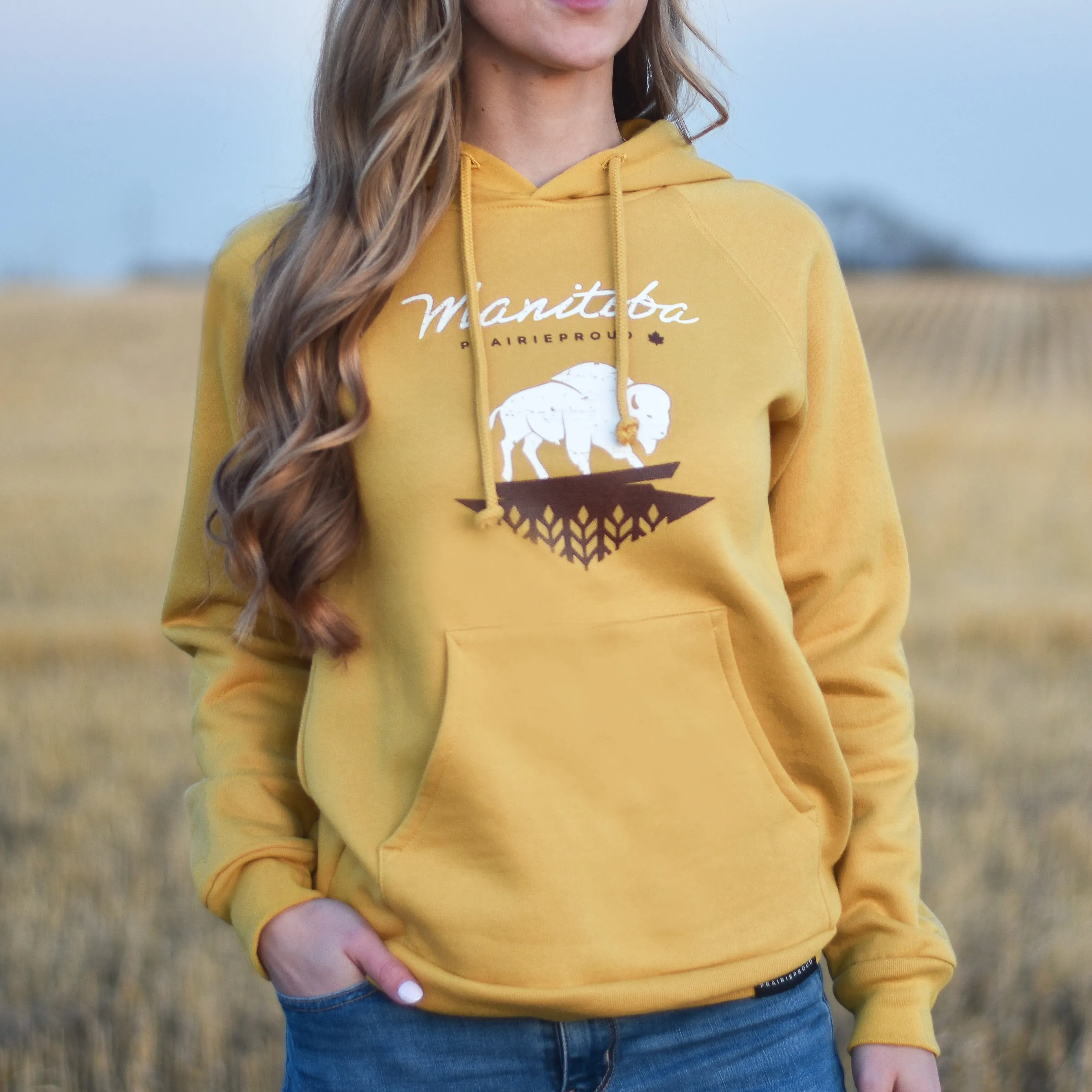 Ladies - Manitoba 8.0 Hood - Mustard sold by Prairie Proud