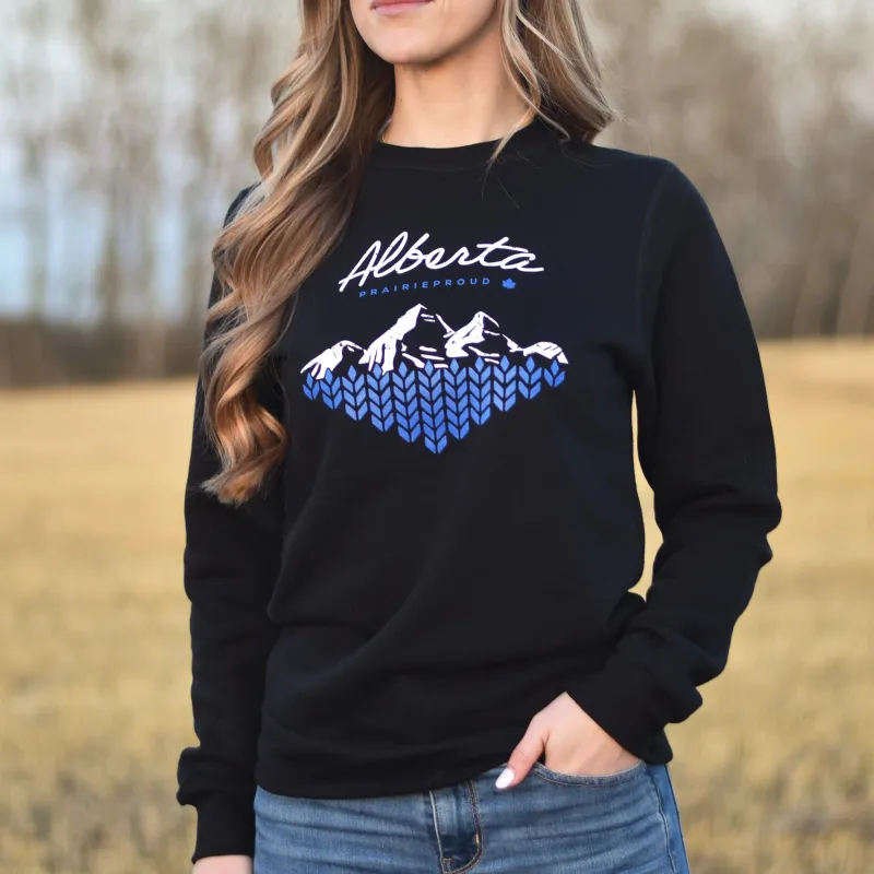 Ladies - Alberta 8.0 Crew Sweater - Black sold by Prairie Proud