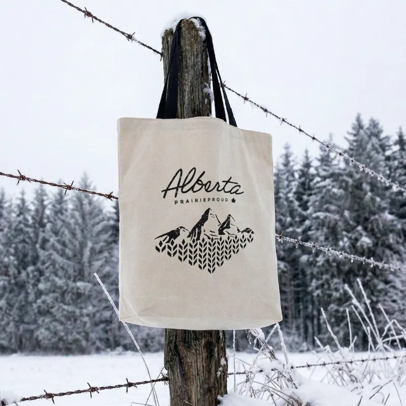 Unisex - Alberta 8.0 Tote Bag - Cream / Black made by Prairie Proud
