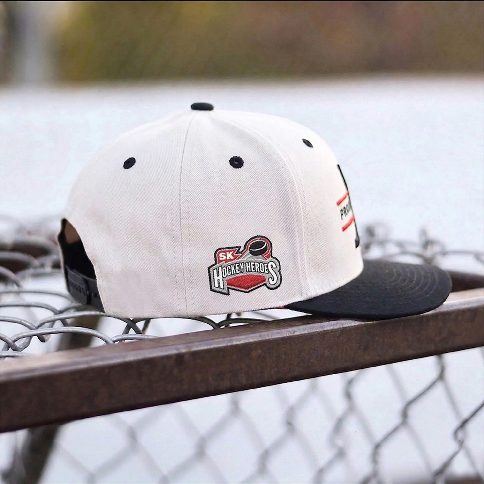 PRE-ORDER - Unisex - ODR 4.0 x SK Hockey Heroes Snapback - Black / Red / Cream sold by Prairie Proud product image thumbnail 2