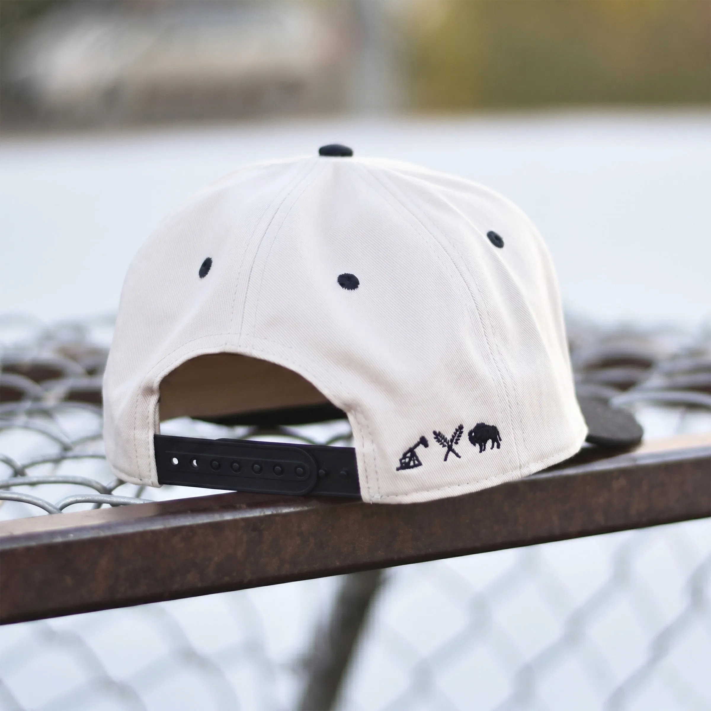 PRE-ORDER - Unisex - ODR 4.0 x SK Hockey Heroes Snapback - Black / Red / Cream sold by Prairie Proud product image thumbnail 3