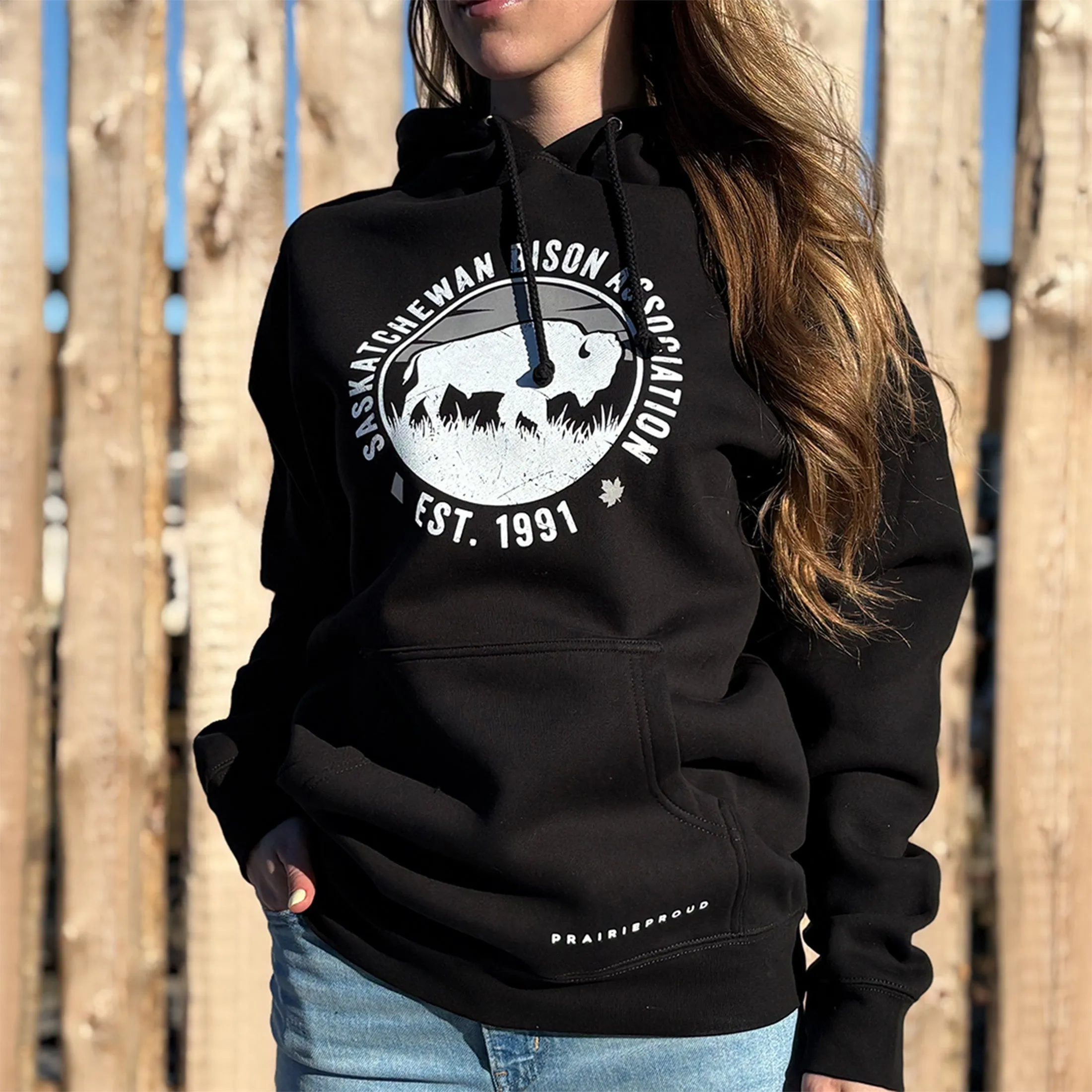 Unisex - SBA Collab Hood - Black sold by Prairie Proud