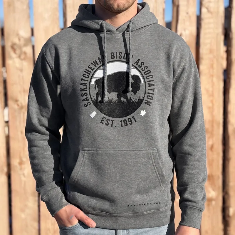 Unisex - SBA Collab Hood - Heather Grey made by Prairie Proud
