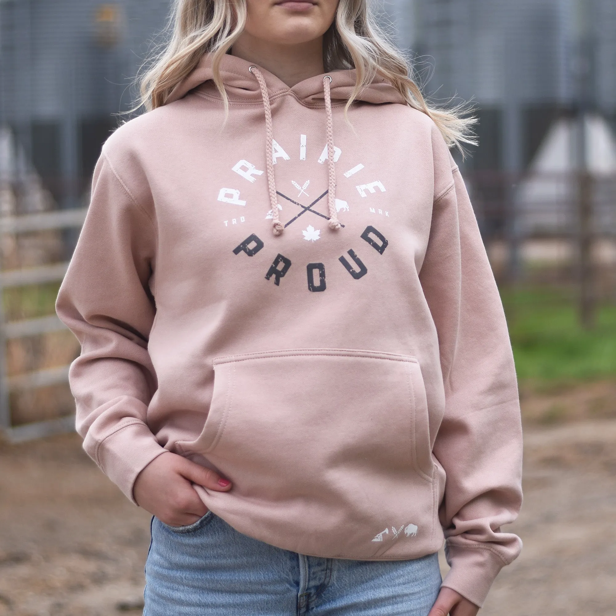 Unisex - Axle Hood - Dusty Salmon sold by Prairie Proud