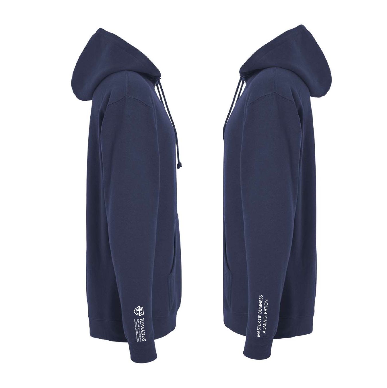 Unisex - Barb Wire Hood x Edwards MBA- Navy Blue sold by Prairie Proud product image thumbnail 2