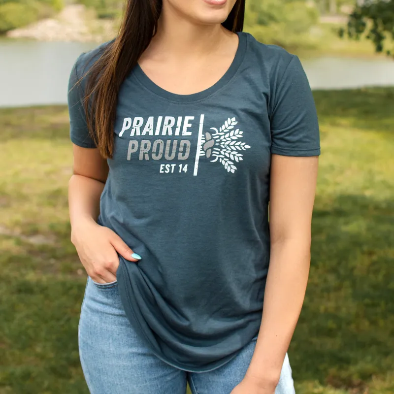 Ladies - Sheaf 2.0 Scoop T - Lake sold by Prairie Proud