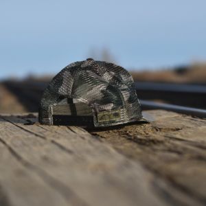 Unisex - Staple Tradesmen Trucker - Stone / Camo sold by Prairie Proud