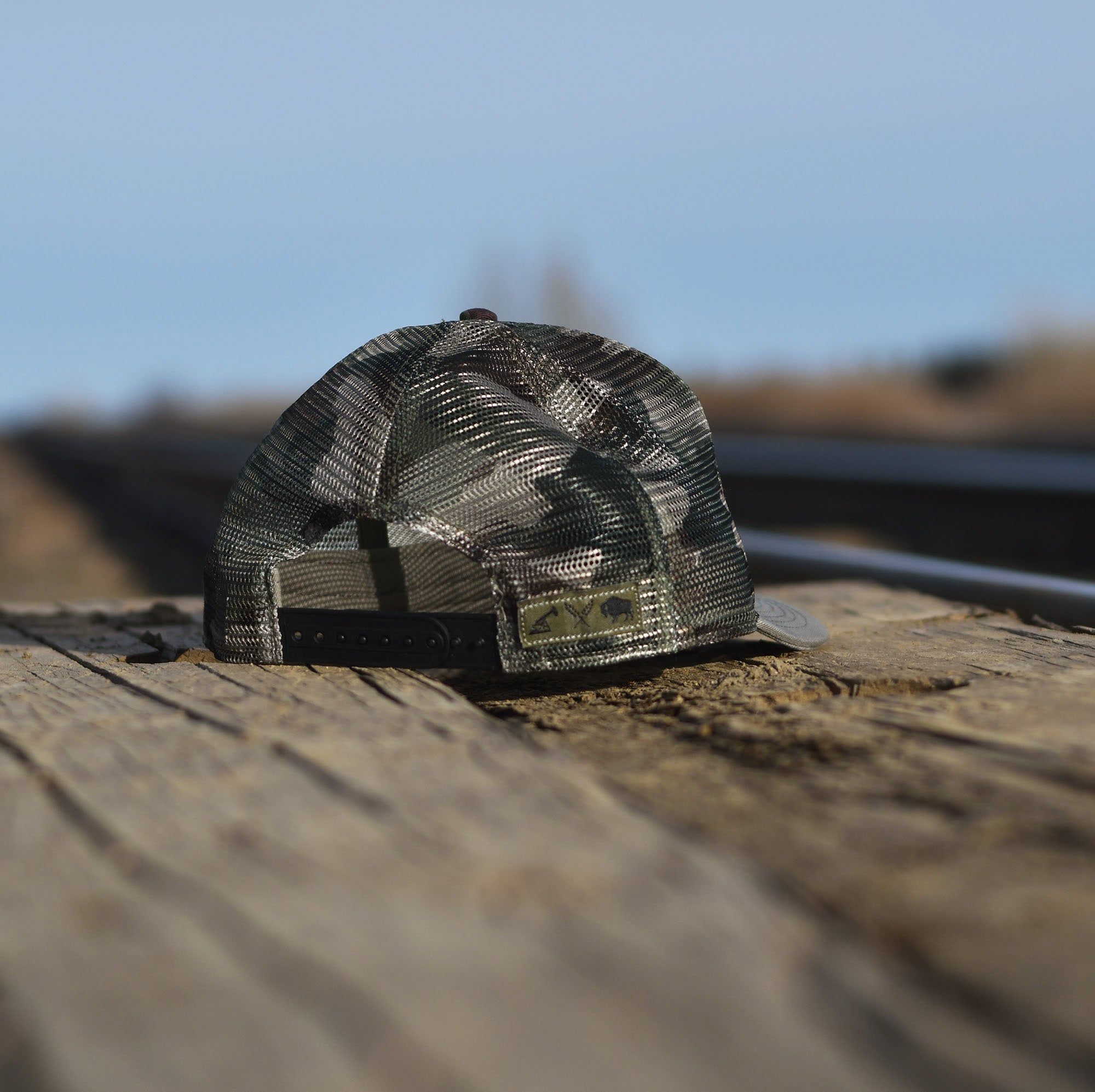 Unisex - Staple Tradesmen Trucker - Stone / Camo sold by Prairie Proud product image thumbnail 2