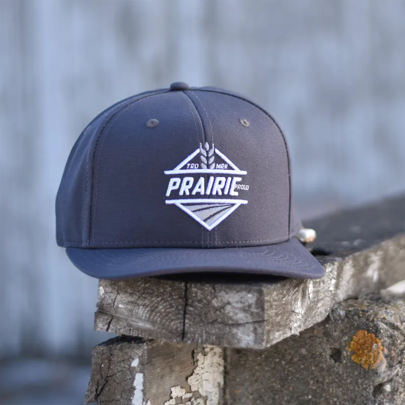 Unisex - Home Quarter Snapback - Charcoal sold by Prairie Proud