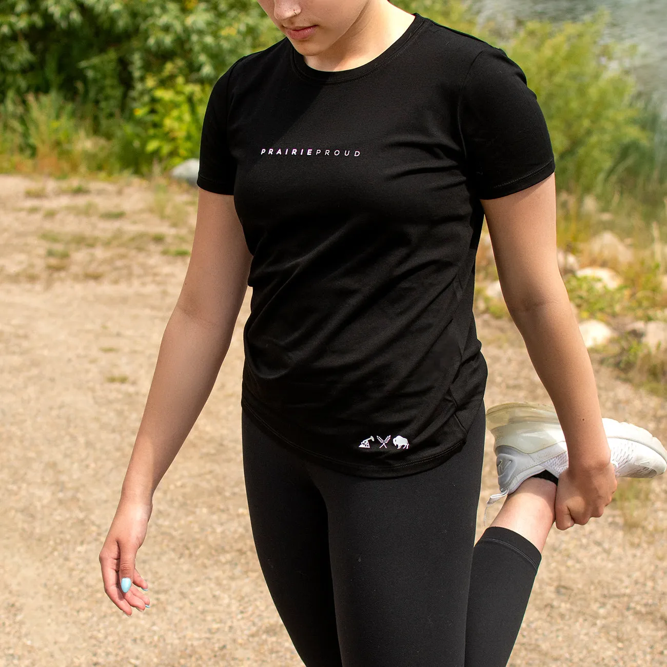 Ladies - Staple Athletic Crew T - Black sold by Prairie Proud product image thumbnail 2