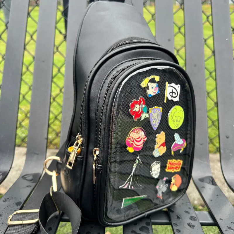 Lapelling ITA Crossbody Bag Black (Gold Hardware) sold by Lapelling