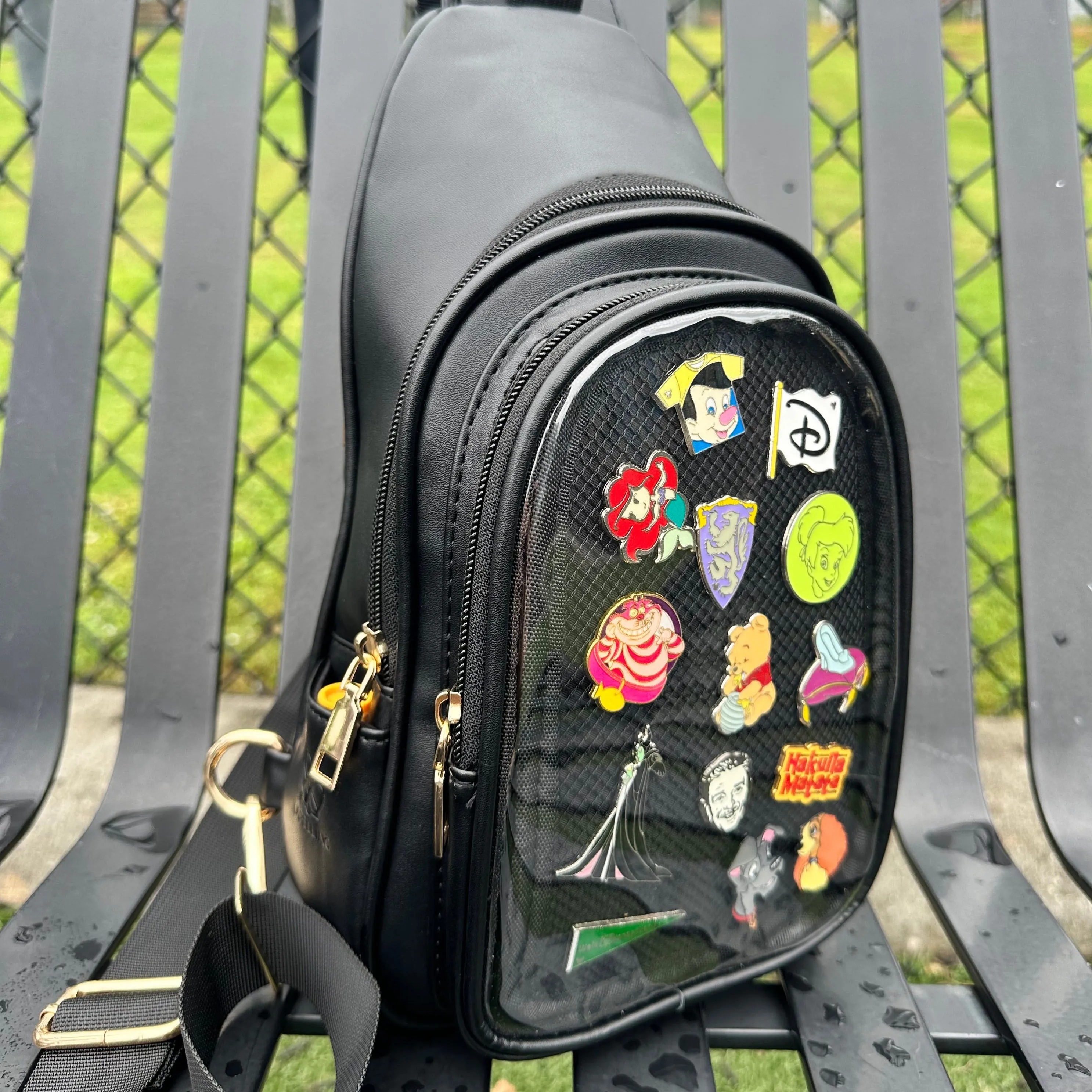 Lapelling ITA Crossbody Bag Black (Gold Hardware) sold by Lapelling