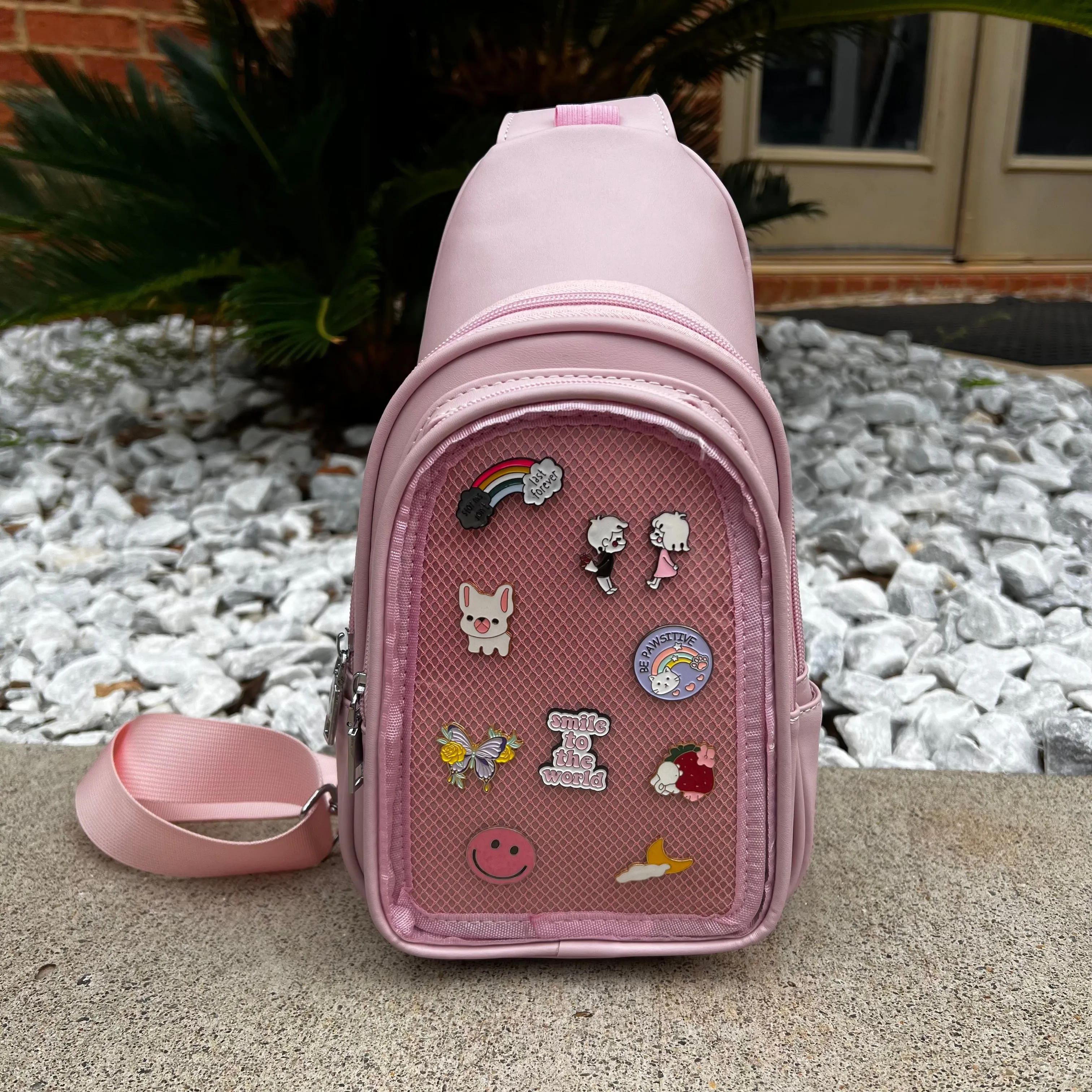 Lapelling ITA Crossbody Bag Pink sold by Lapelling