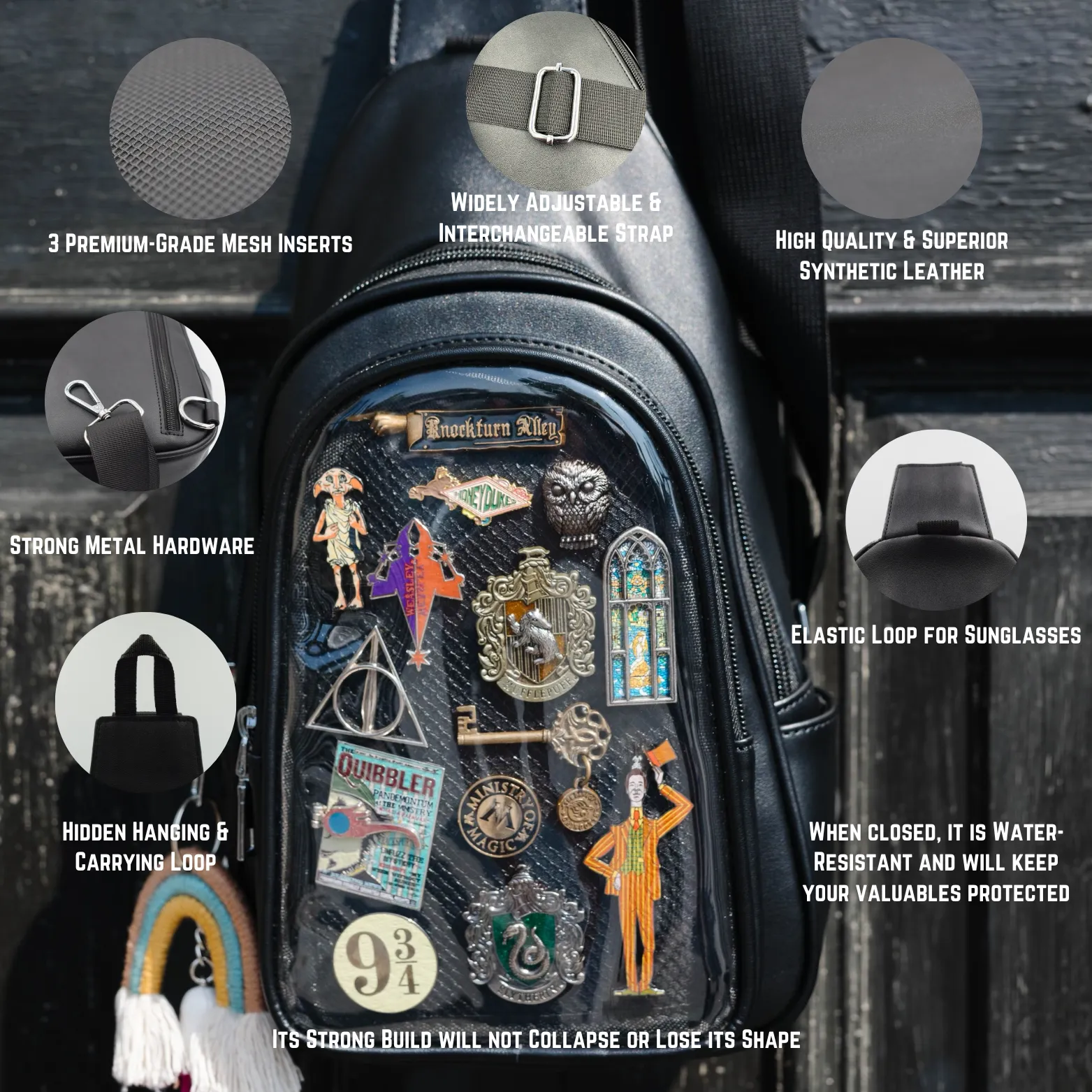 Lapelling ITA Crossbody Bag Green sold by Lapelling product image thumbnail 5