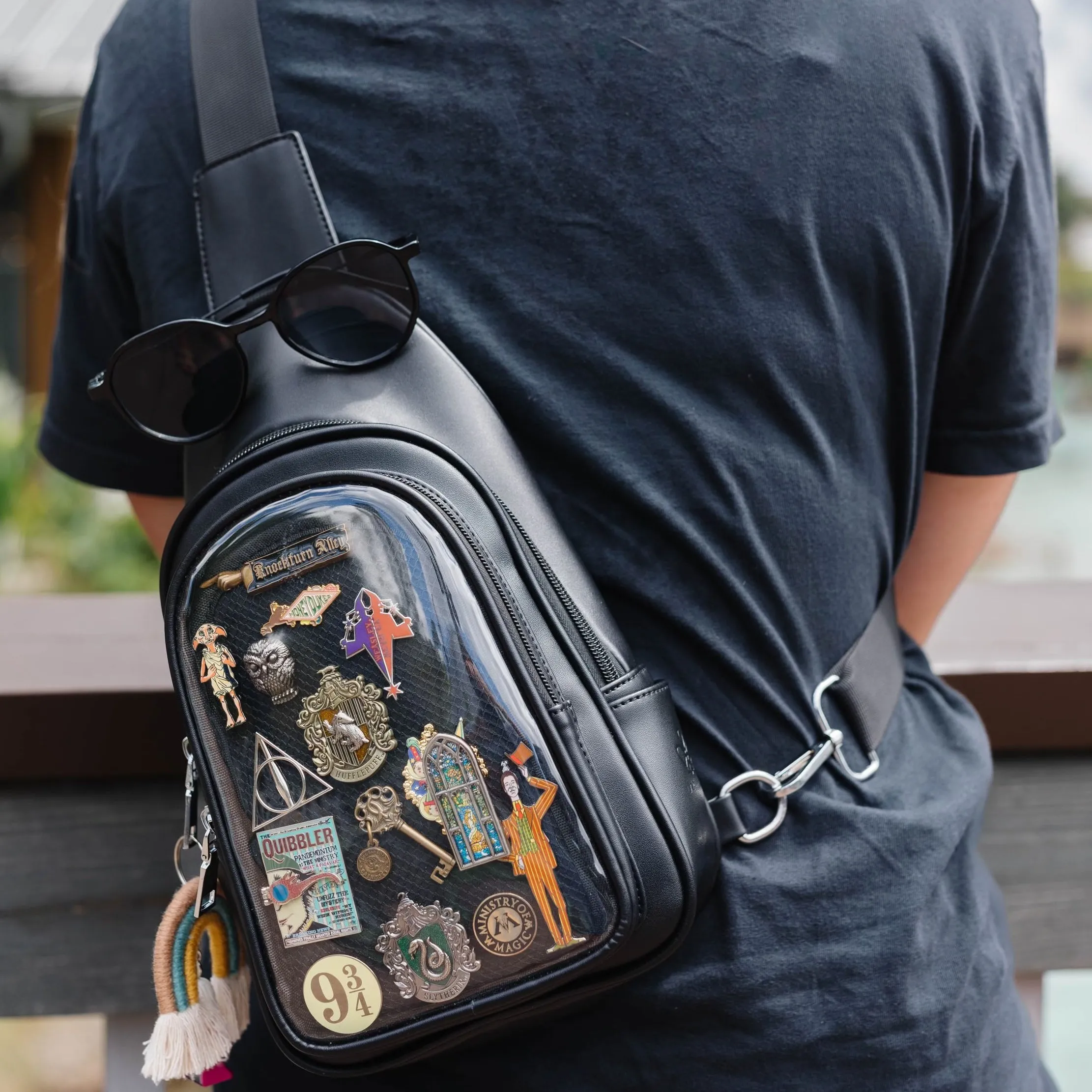 Lapelling ITA Crossbody Bag Black (Silver Hardware) sold by Lapelling product image thumbnail 3