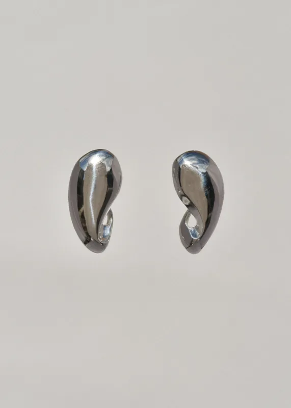 Sterling Silver Lyric Studs sold by Leigh Miller
