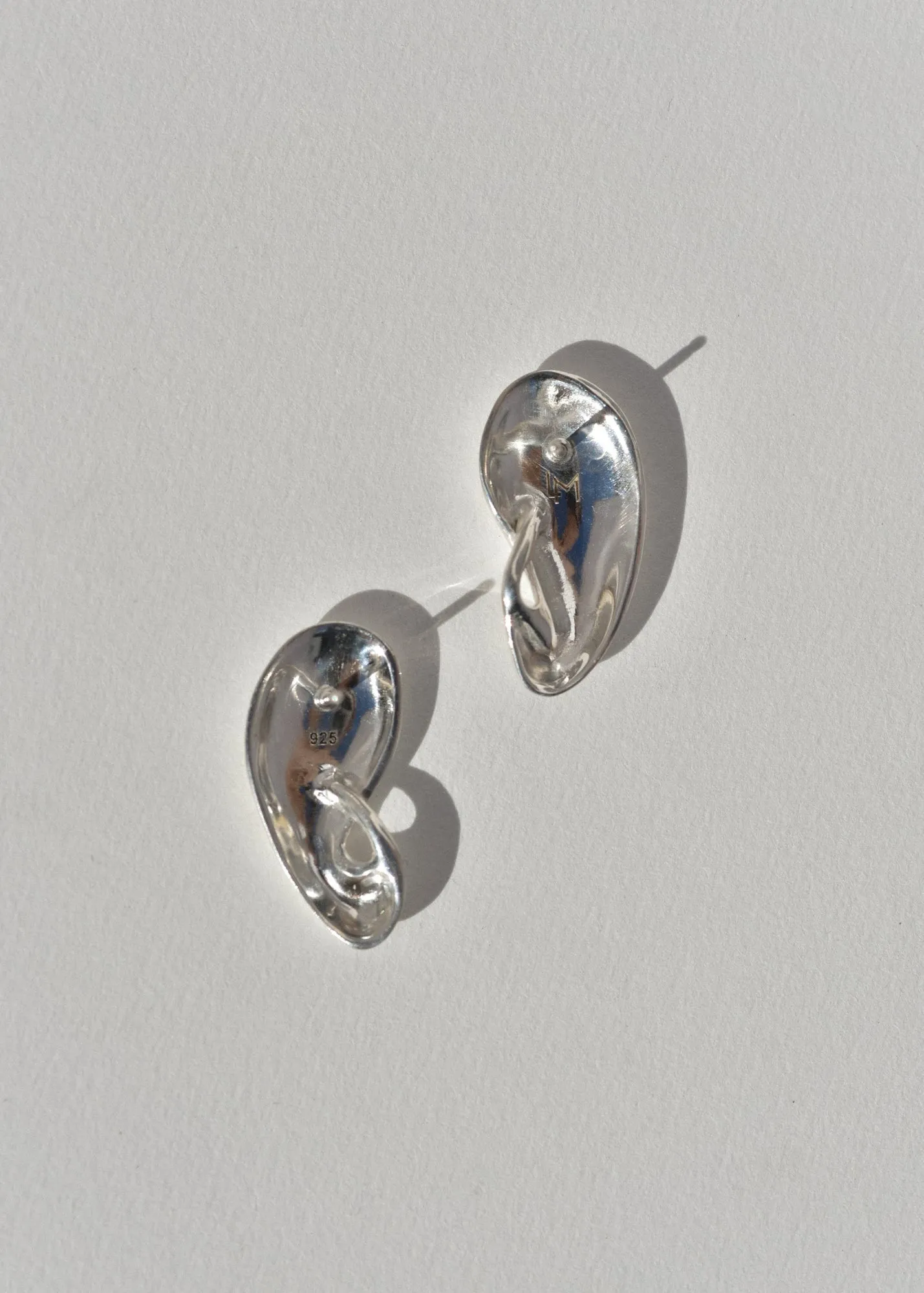 Sterling Silver Lyric Studs sold by Leigh Miller product image thumbnail 4