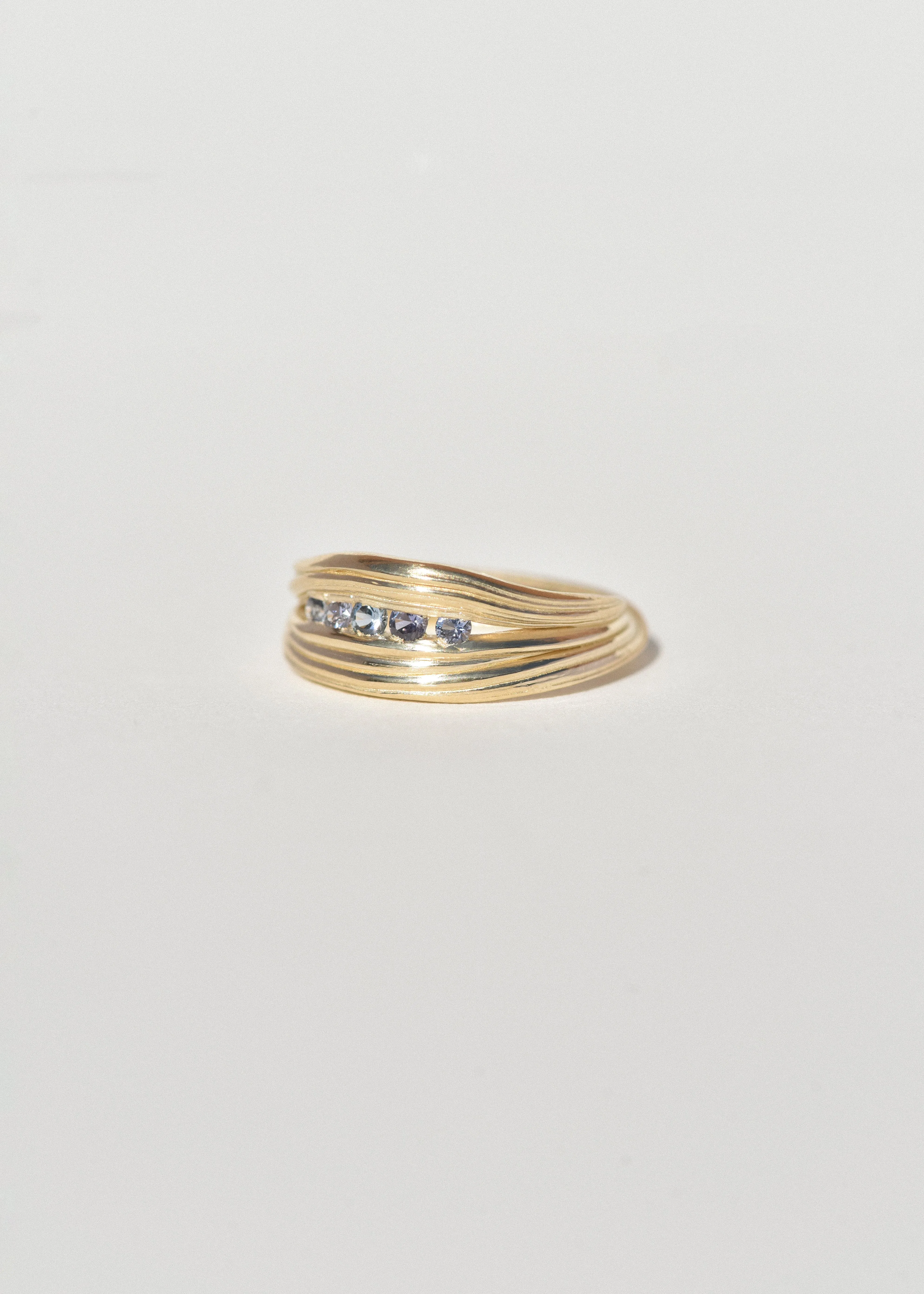 Yogo Sapphire Ligne Ring in 14k Gold sold by Leigh Miller product image thumbnail 2