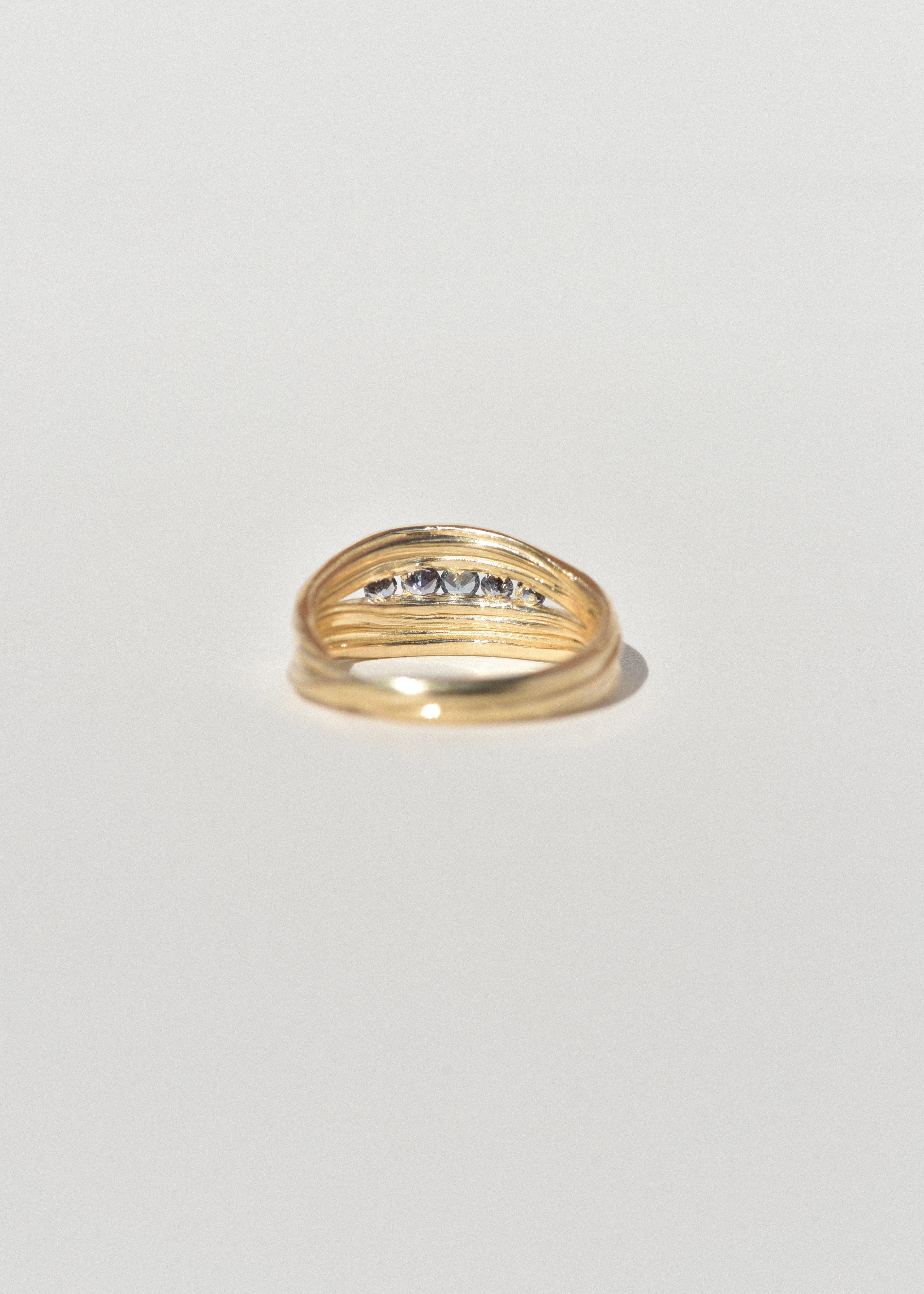 Yogo Sapphire Ligne Ring in 14k Gold sold by Leigh Miller product image thumbnail 4
