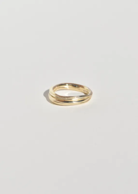 Gold Anja Ring sold by Leigh Miller