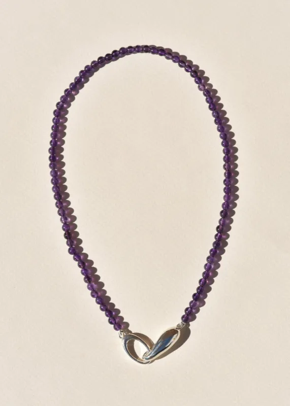 Sterling Silver and Amethyst Choker sold by Leigh Miller
