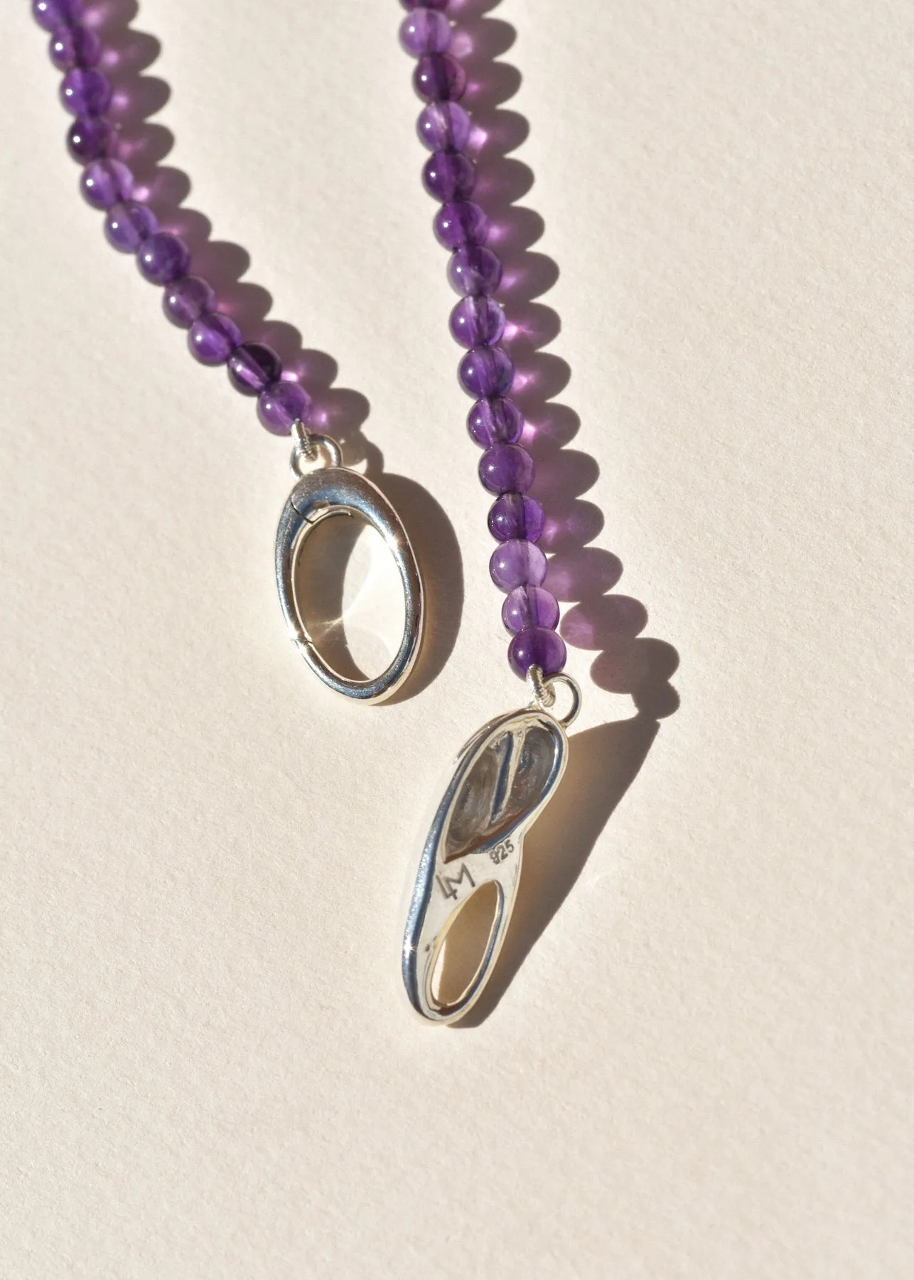 Sterling Silver and Amethyst Choker sold by Leigh Miller product image thumbnail 4