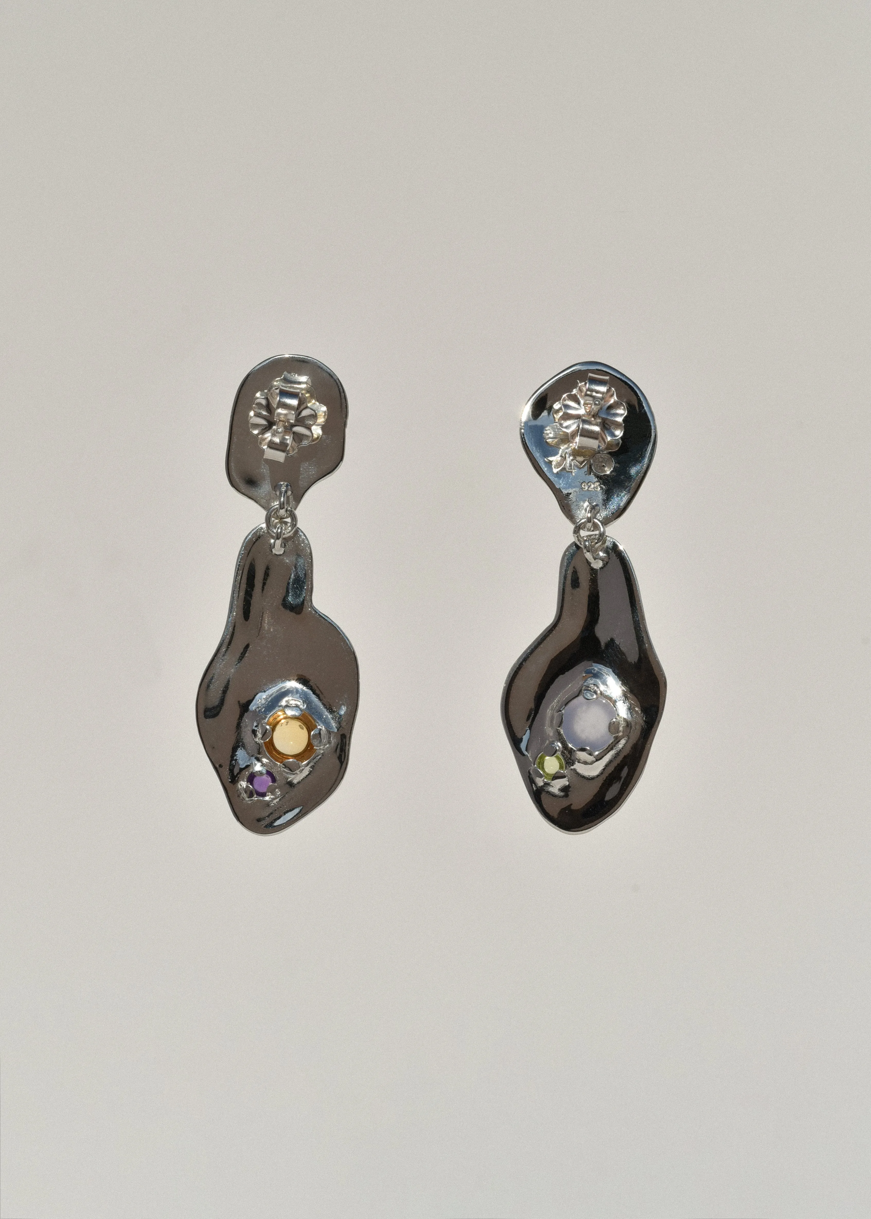 Sterling Silver Lava Drop Earrings sold by Leigh Miller product image thumbnail 2