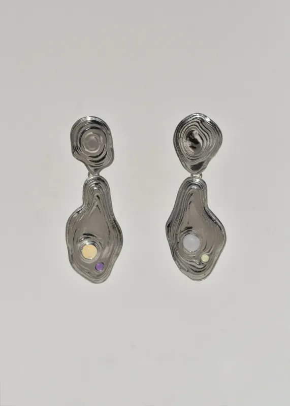 Sterling Silver Lava Drop Earrings sold by Leigh Miller