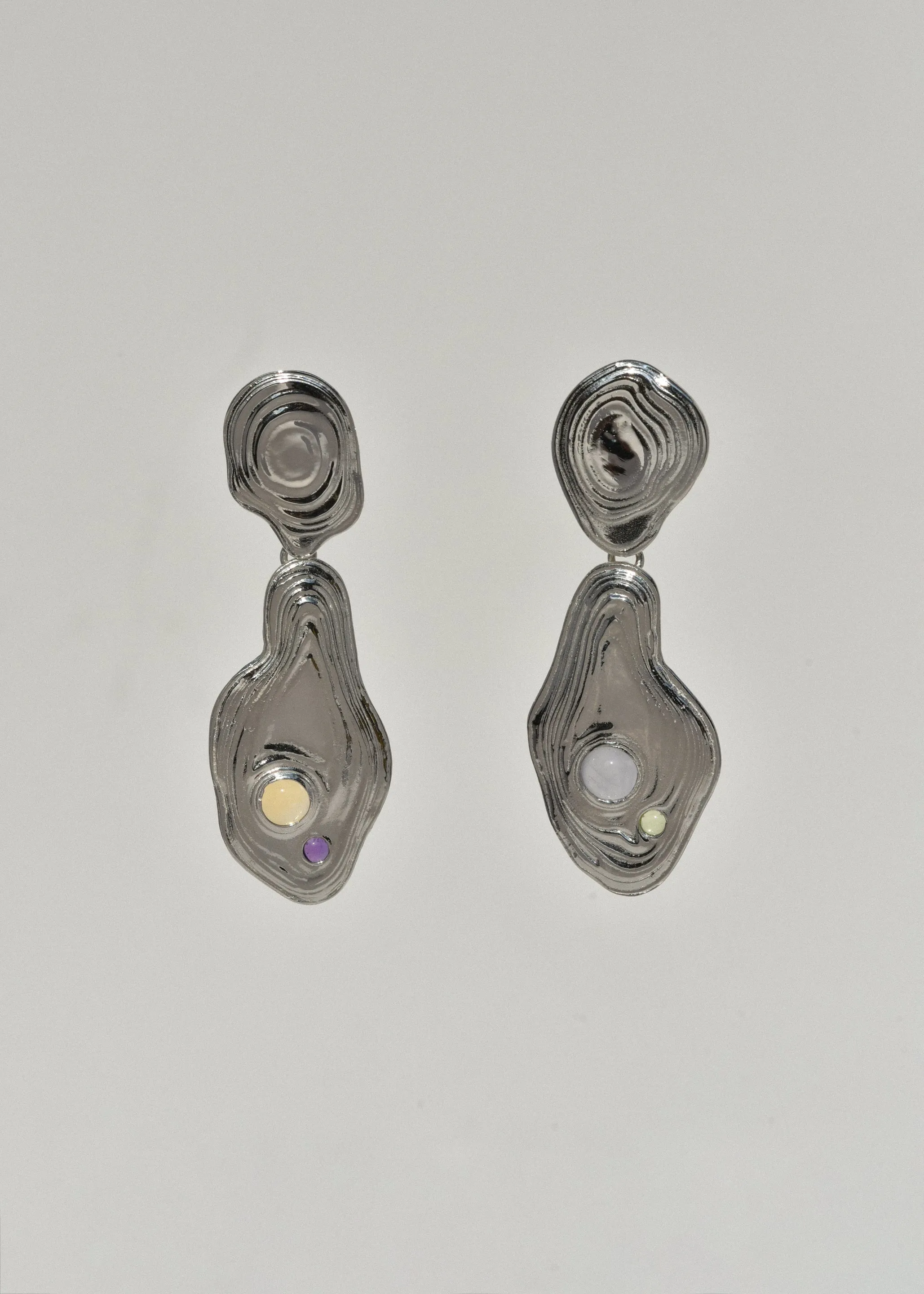 Sterling Silver Lava Drop Earrings sold by Leigh Miller