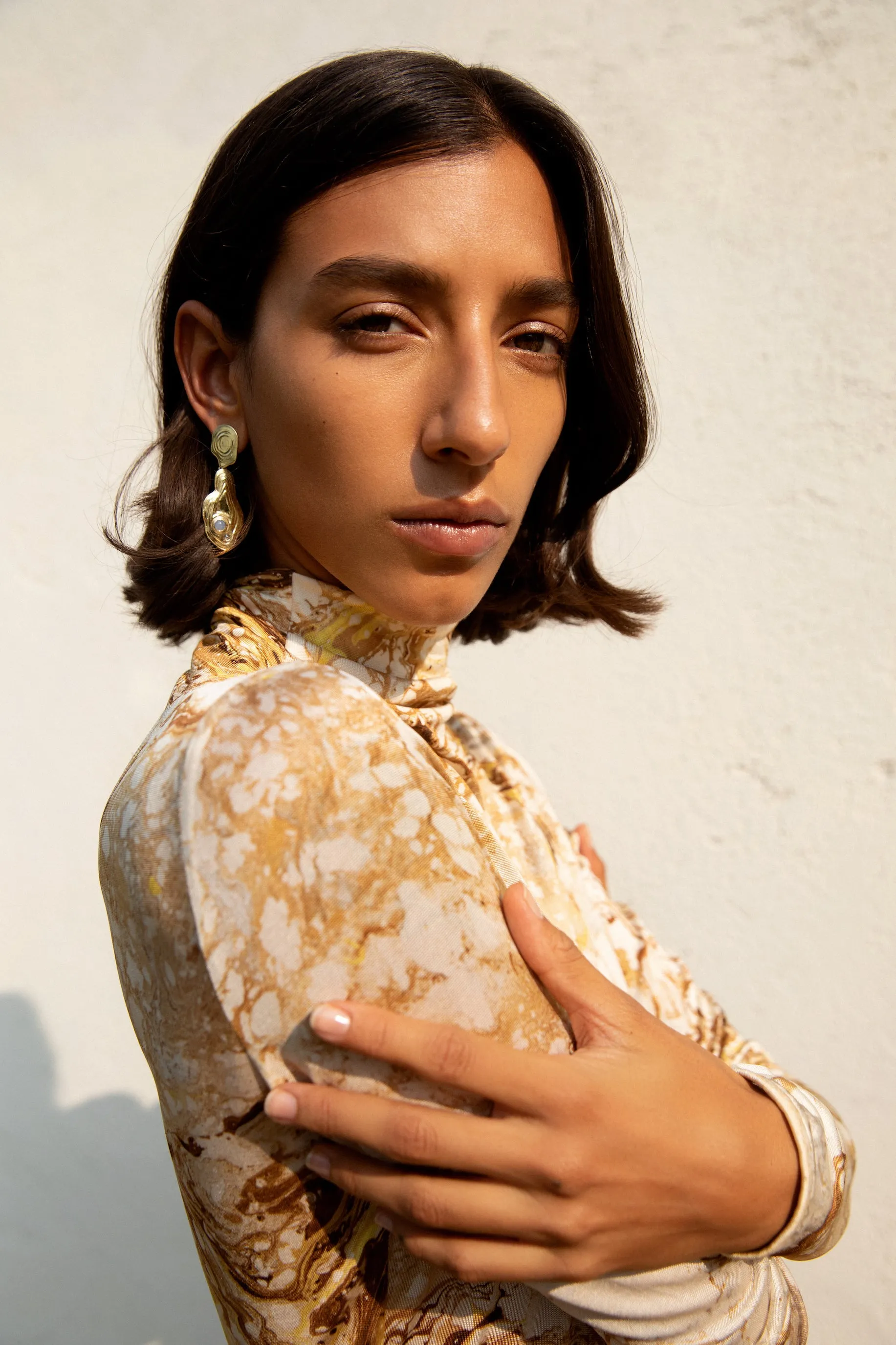 Sterling Silver Lava Drop Earrings sold by Leigh Miller product image thumbnail 4