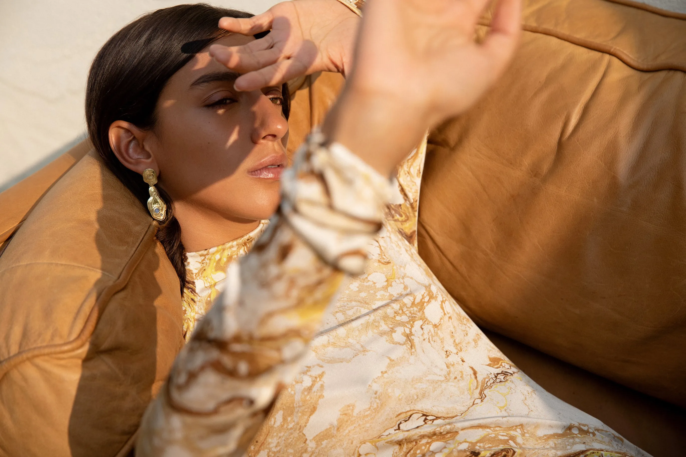 Sterling Silver Lava Drop Earrings sold by Leigh Miller product image thumbnail 5