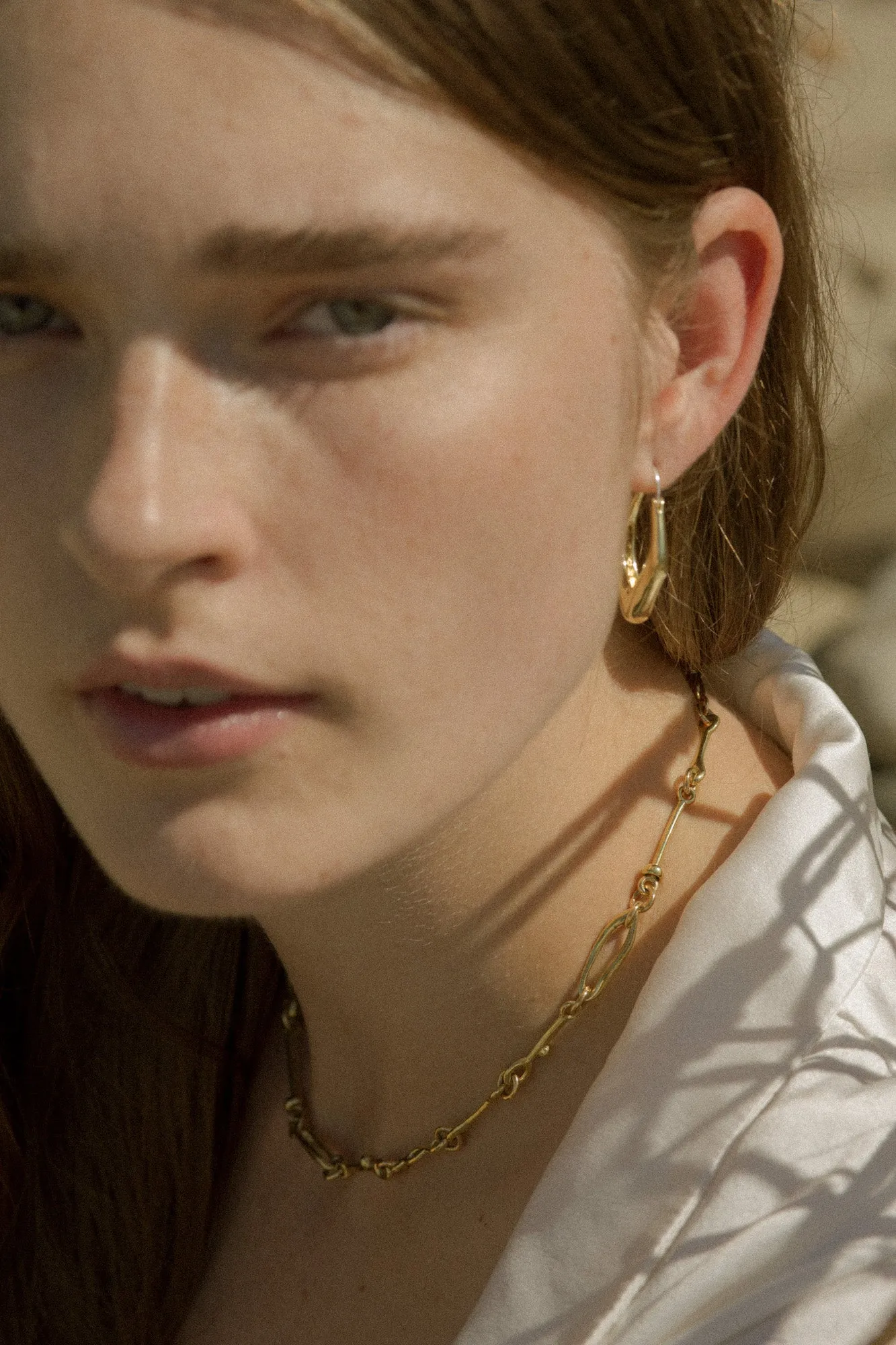 Gold Doodle Chain Choker sold by Leigh Miller product image thumbnail 2