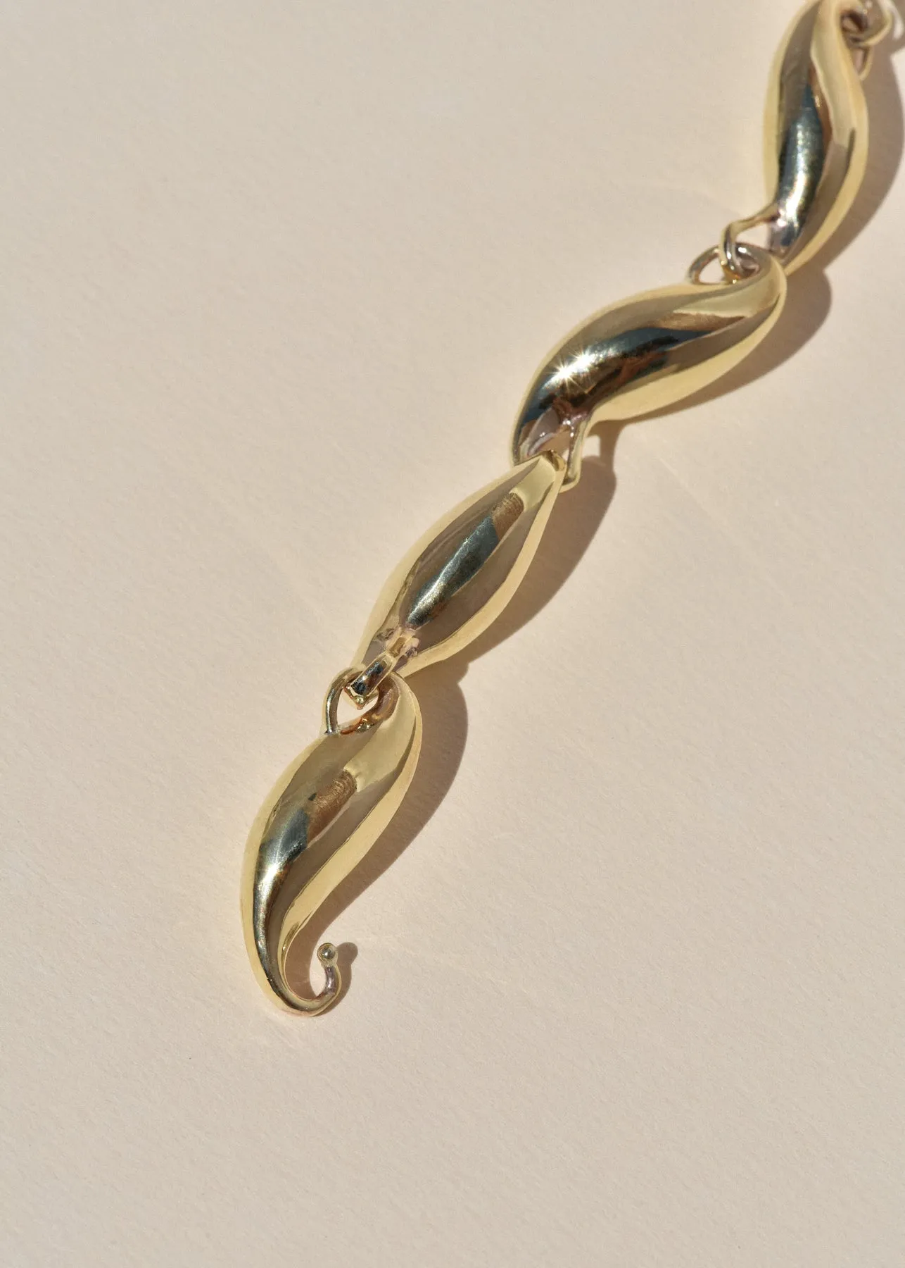 Brass Sala Chain Bracelet sold by Leigh Miller product image thumbnail 2