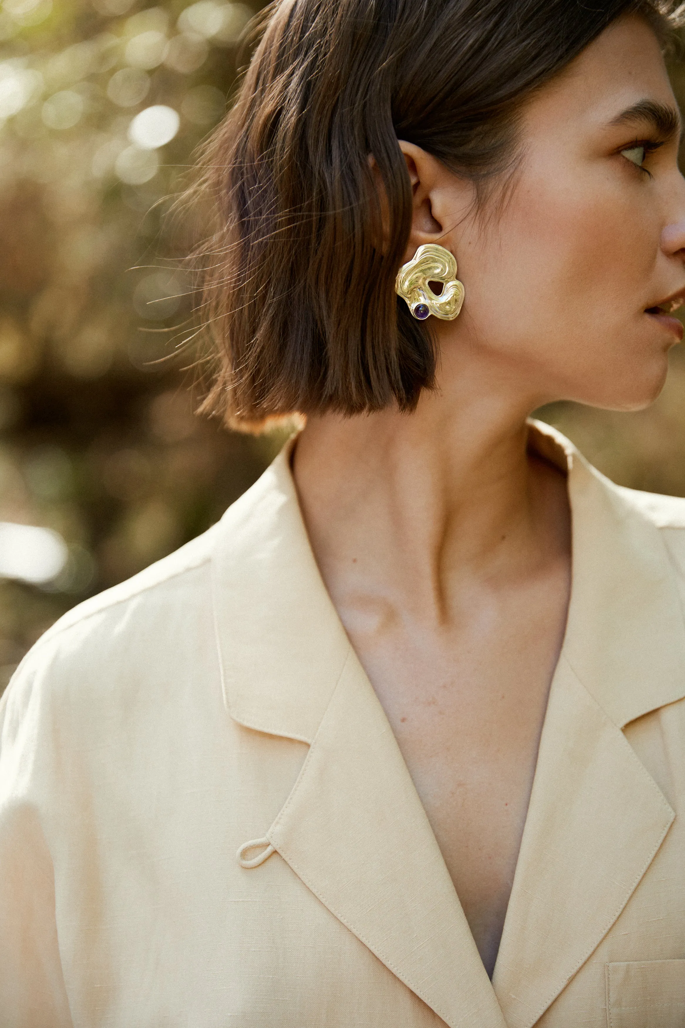 Sterling Silver Tasche Studs sold by Leigh Miller product image thumbnail 4