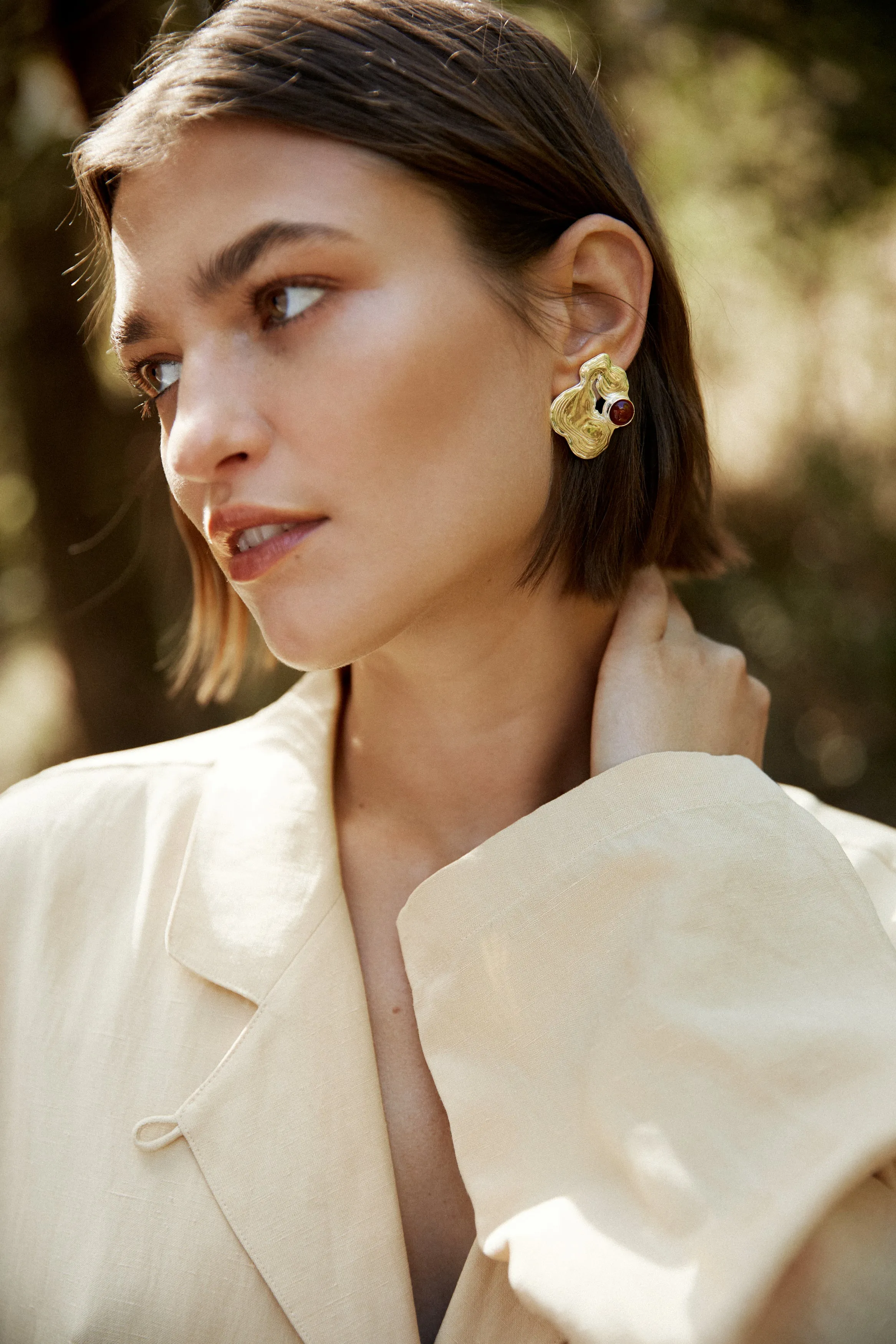 Sterling Silver Tasche Studs sold by Leigh Miller product image thumbnail 3