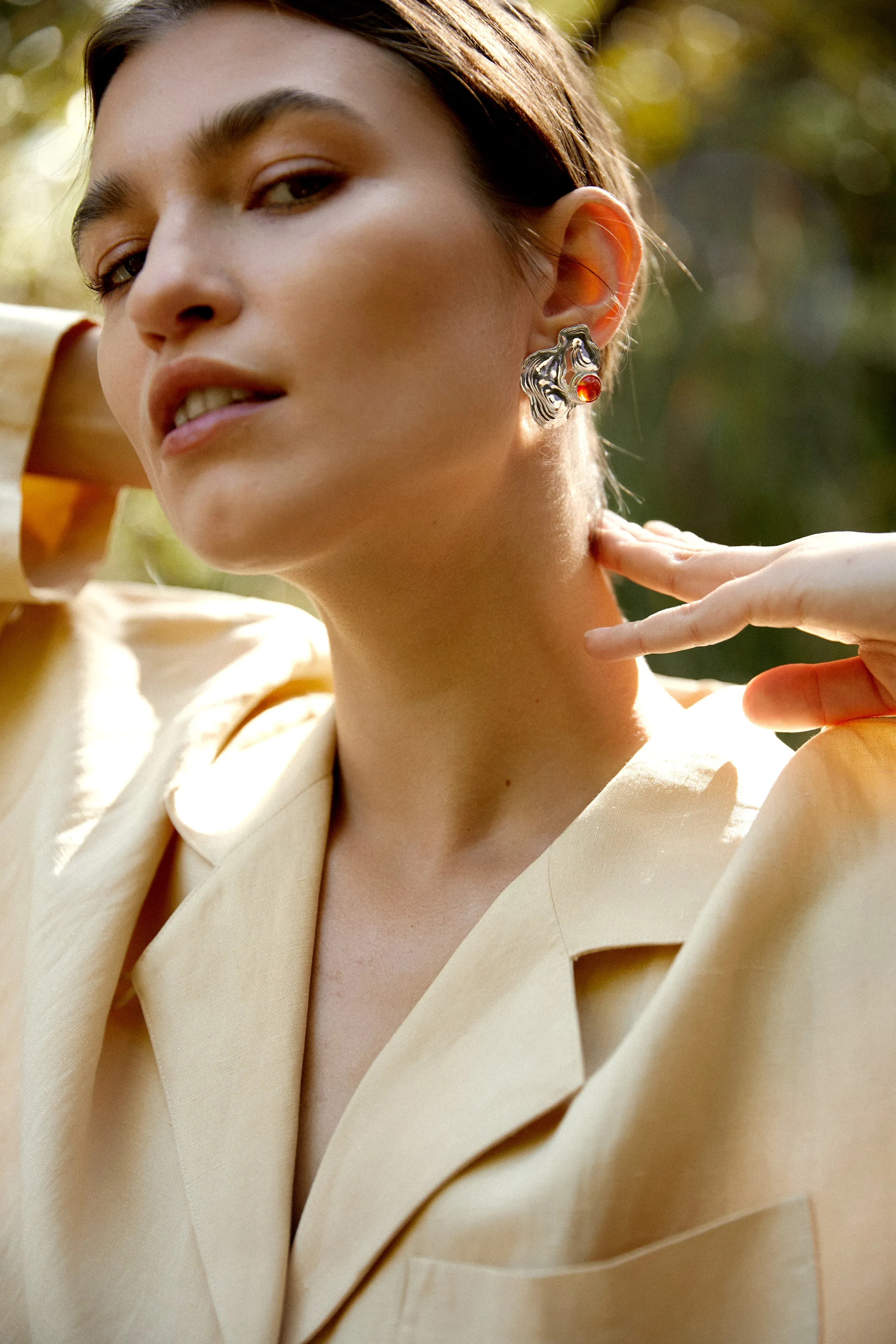 Sterling Silver Tasche Studs sold by Leigh Miller product image thumbnail 5