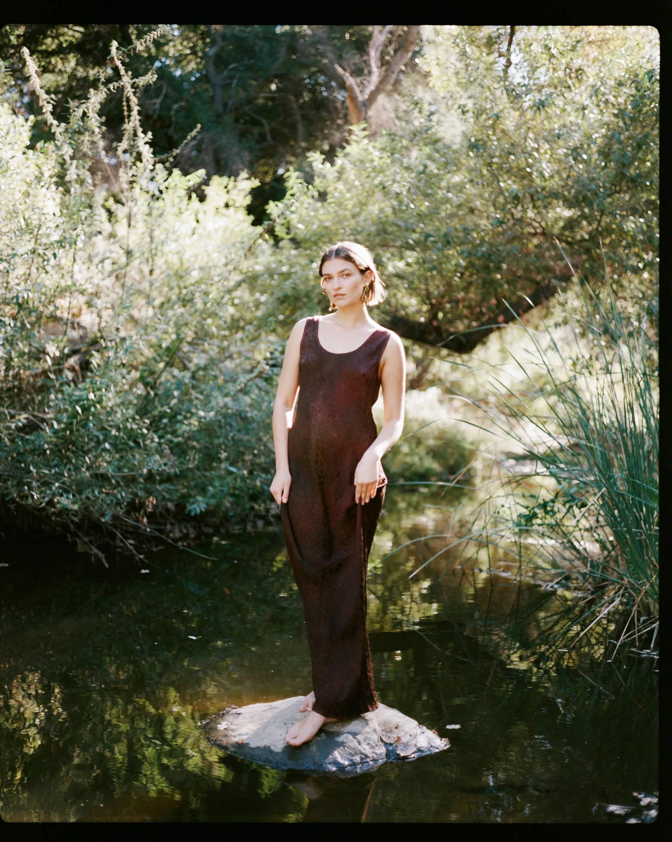 Brass Ink Blot Earrings sold by Leigh Miller product image thumbnail 5