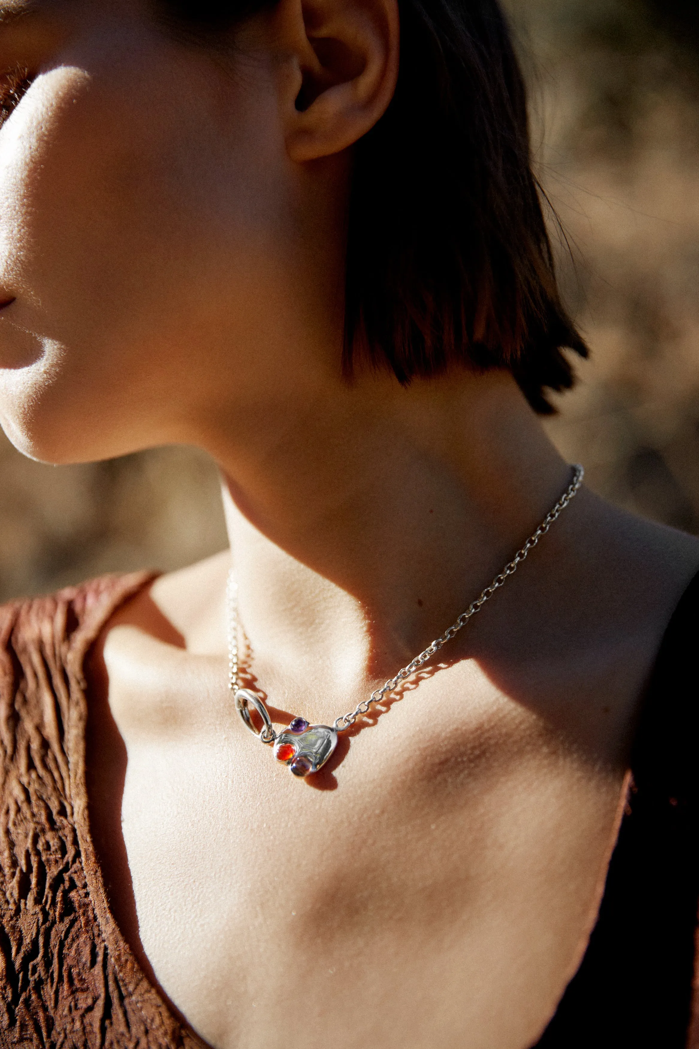 Sterling Silver Pebble Choker sold by Leigh Miller product image thumbnail 3