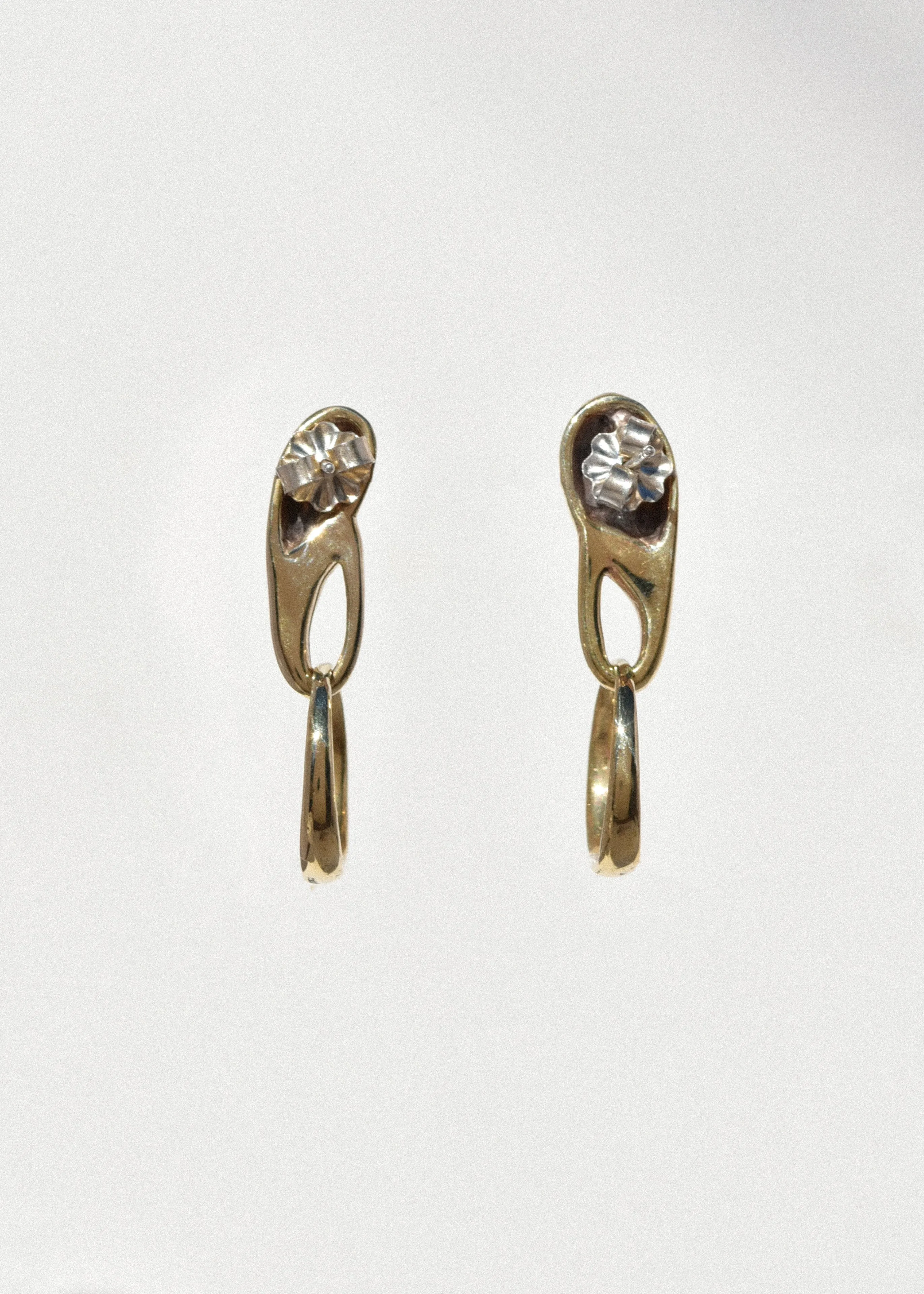 Brass Loop Hoops sold by Leigh Miller product image thumbnail 2