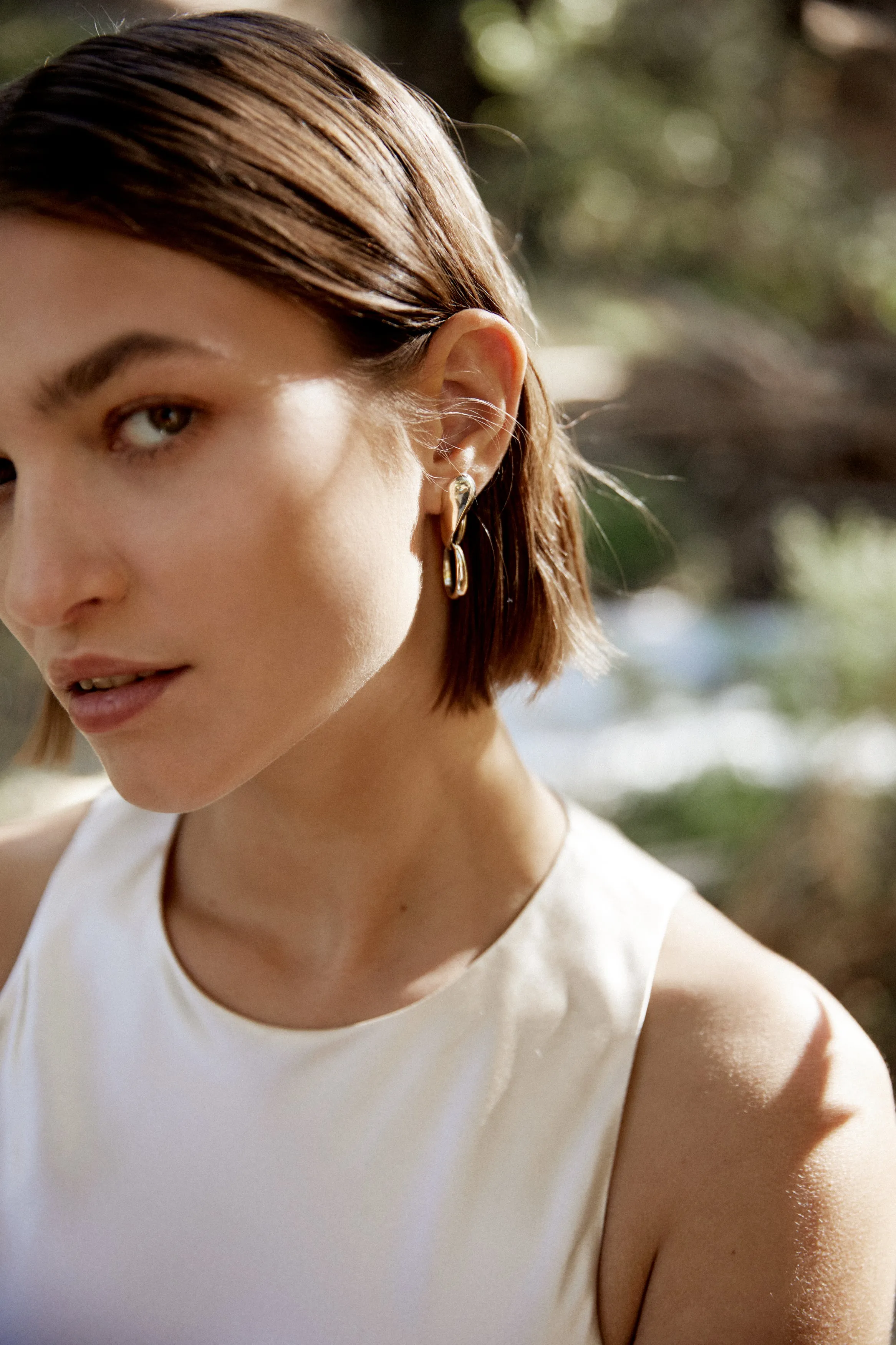 Sterling Silver Loop Hoops sold by Leigh Miller product image thumbnail 4