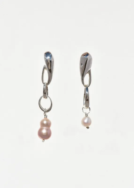 Sterling Silver Chrysalis Earrings sold by Leigh Miller