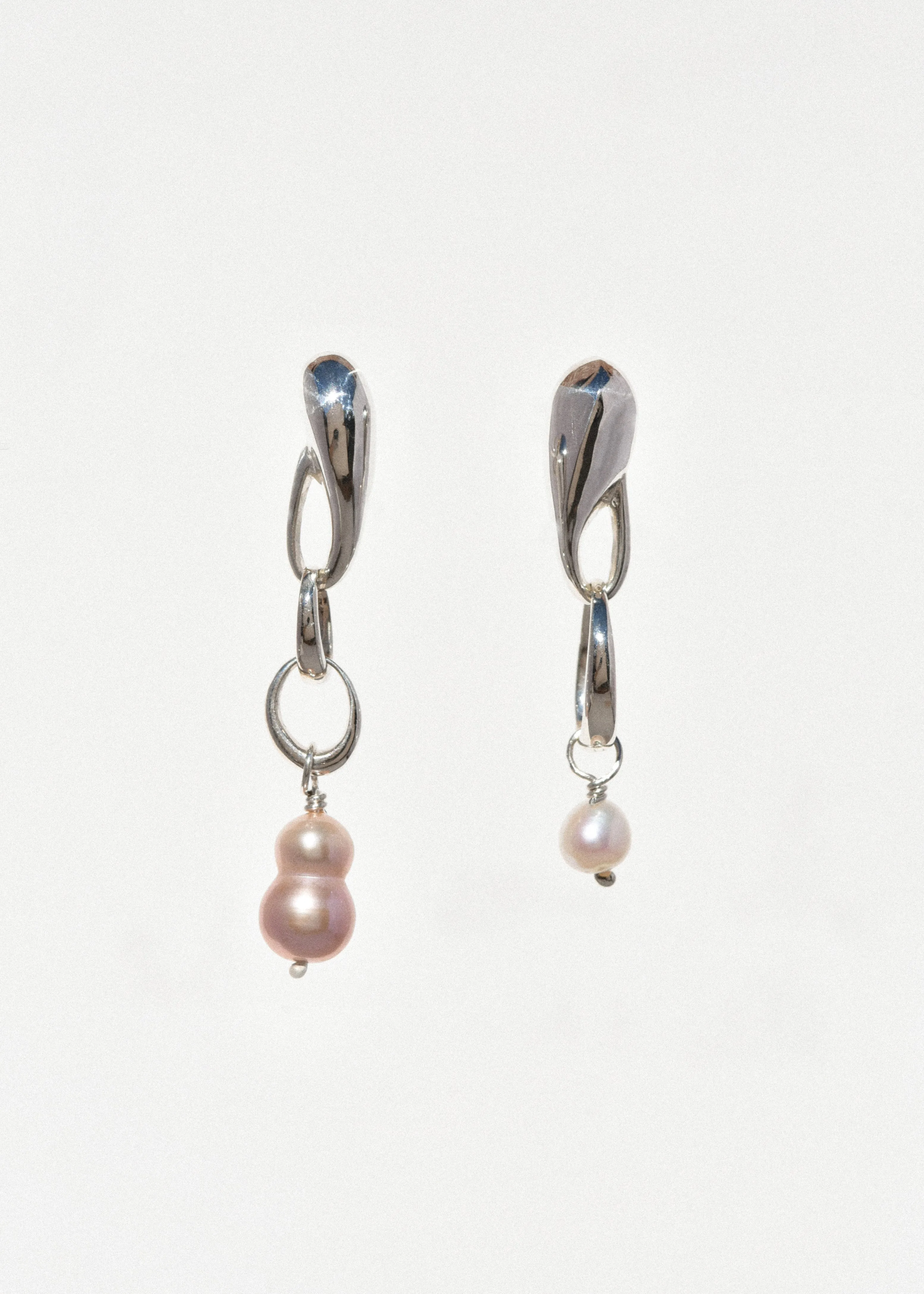 Sterling Silver Chrysalis Earrings sold by Leigh Miller