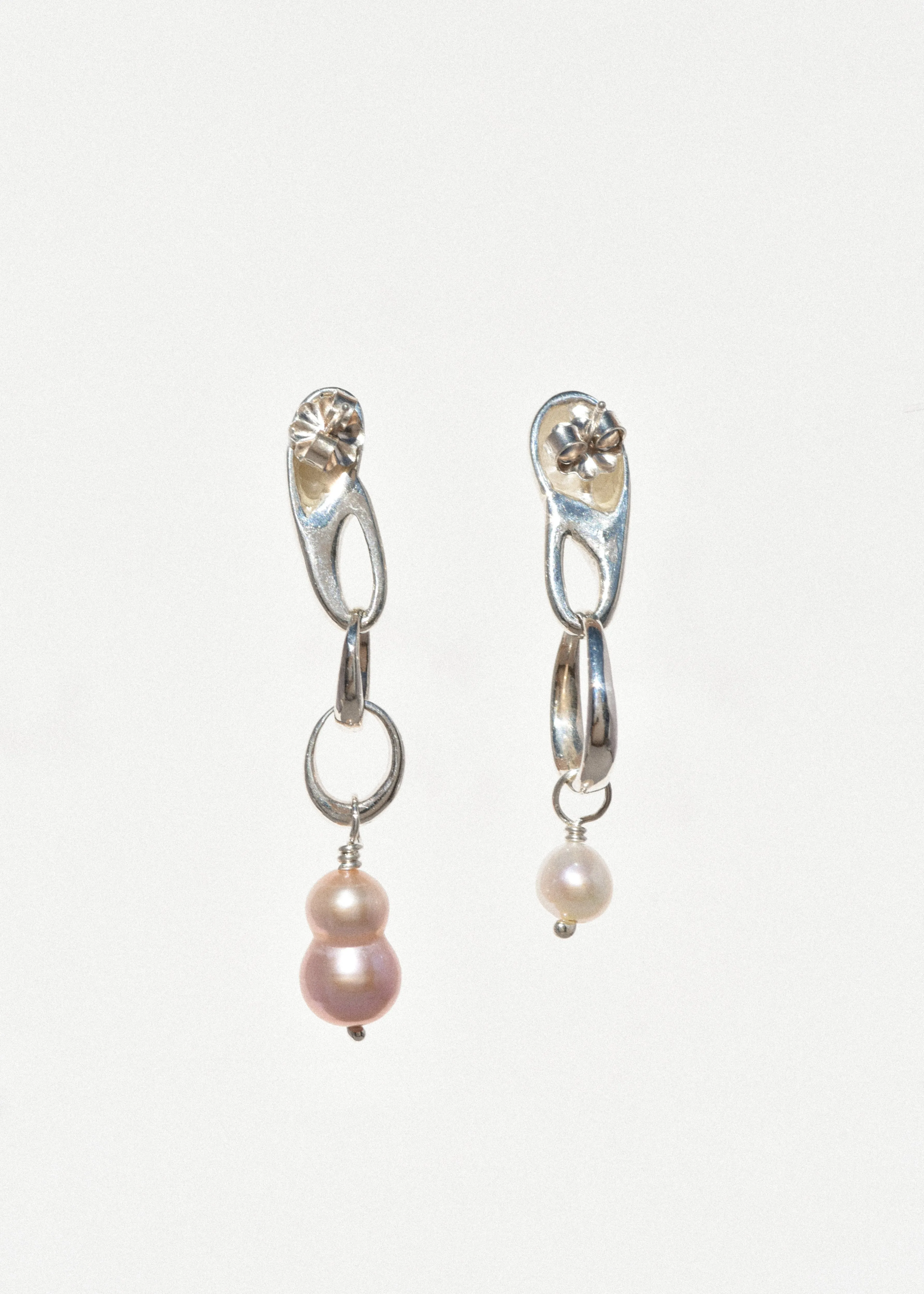 Sterling Silver Chrysalis Earrings sold by Leigh Miller product image thumbnail 2