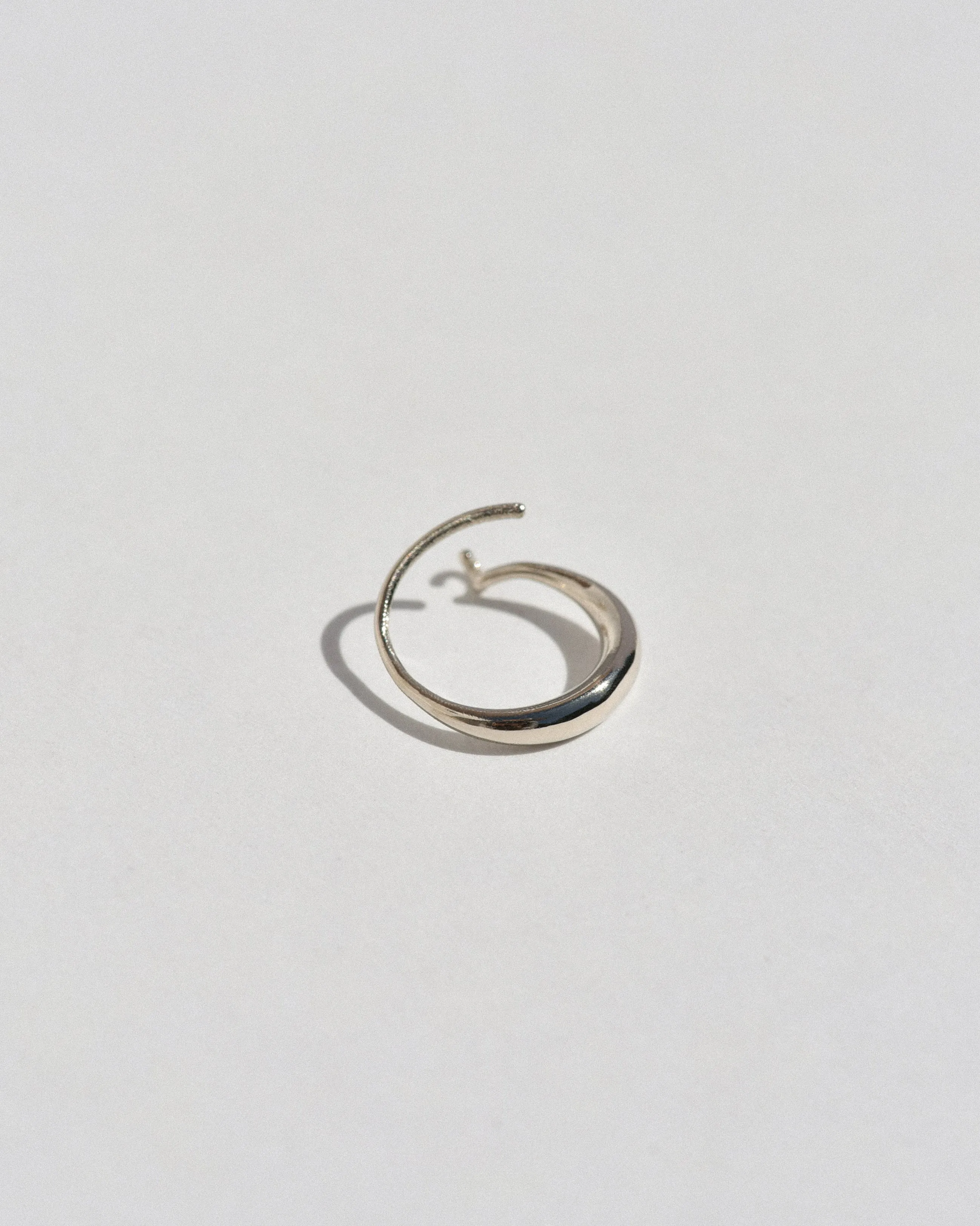 Medium Round Sempre Hoop in 14k White Gold sold by Leigh Miller product image thumbnail 2